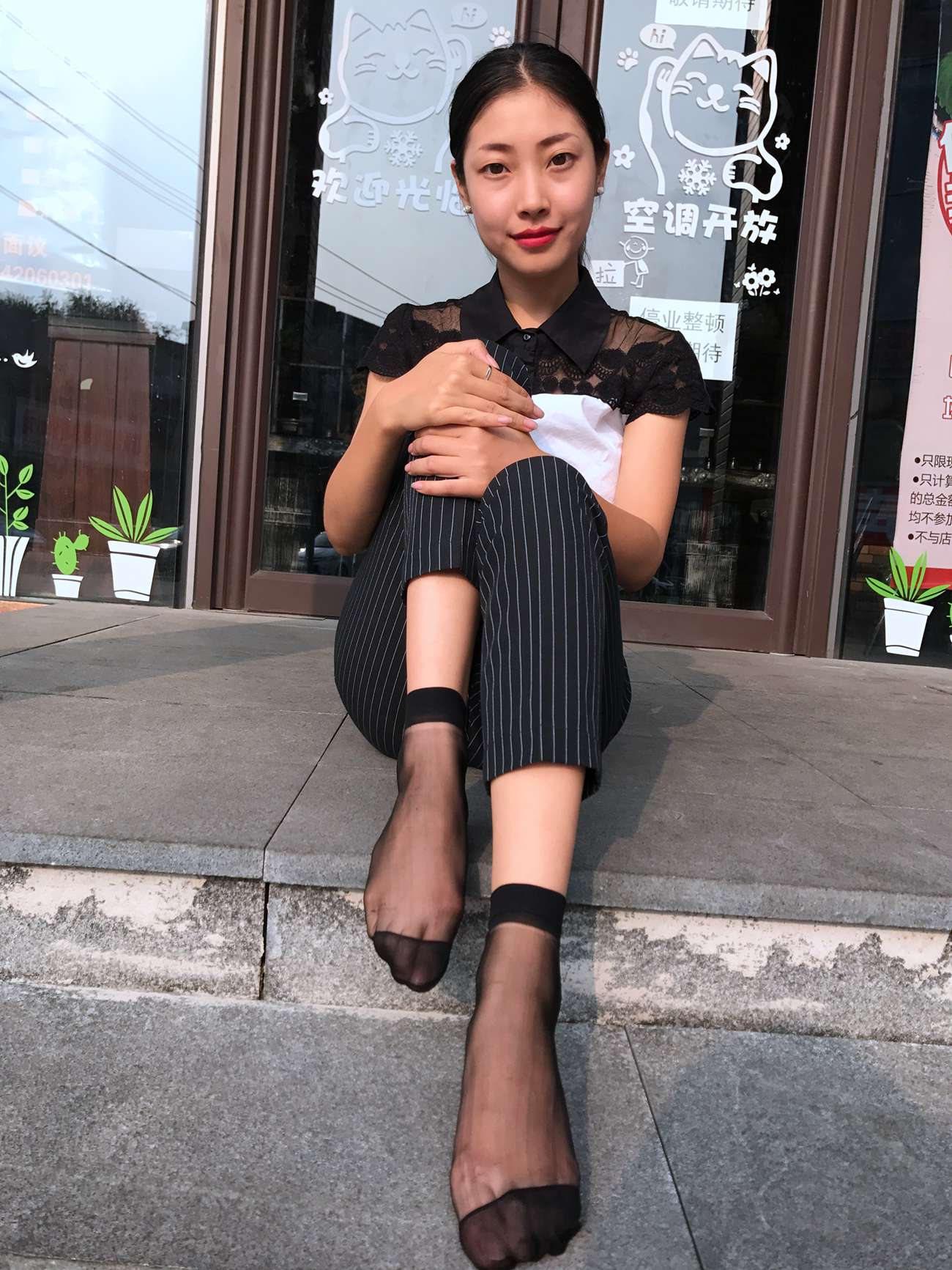 图片[23]-学妹校园寝室短丝系列028期 马欢[190P] – 速更版-美库