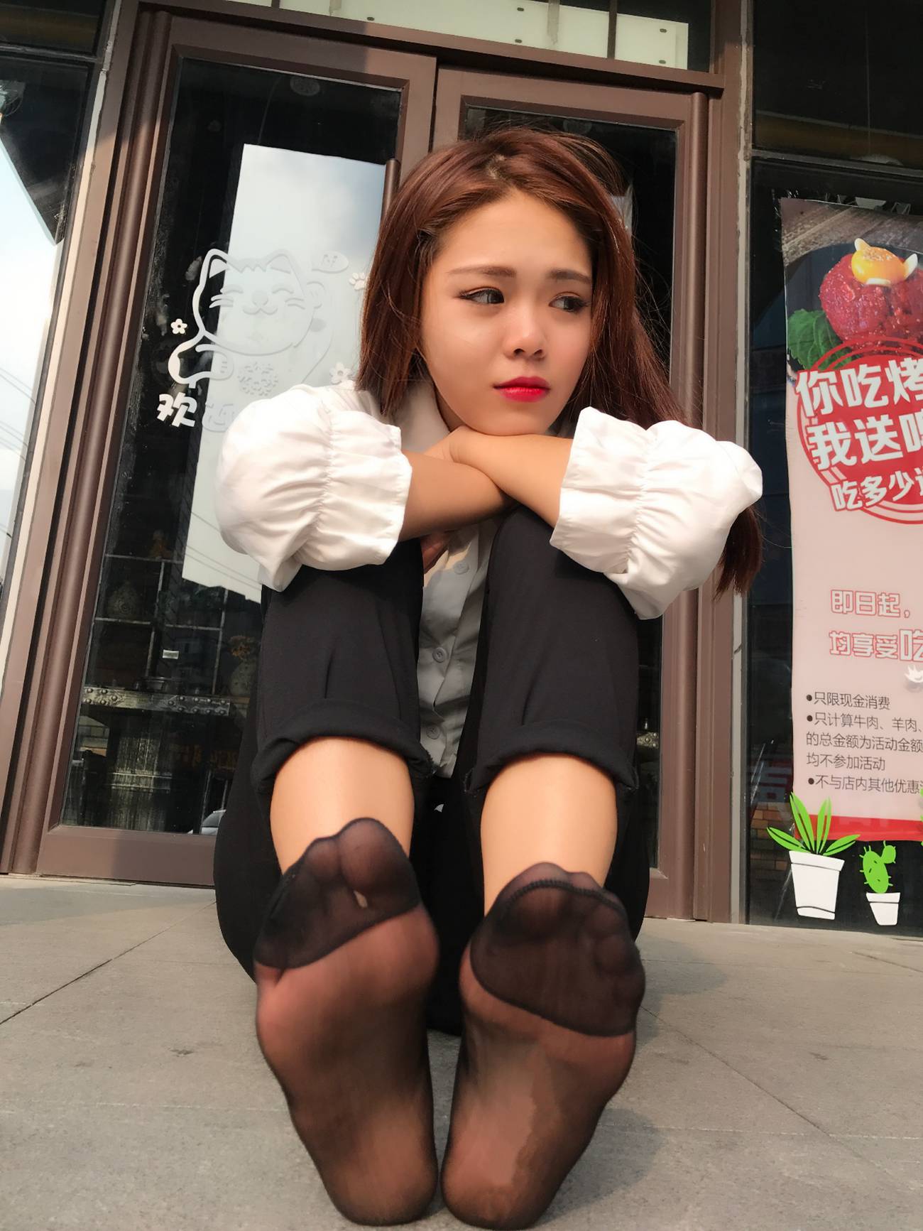 图片[29]-学妹校园寝室短丝系列028期 马欢[190P] – 速更版-美库