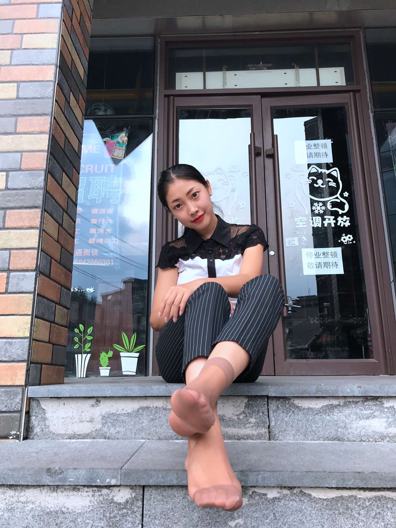 图片[31]-学妹校园寝室短丝系列028期 马欢[190P] – 速更版-美库