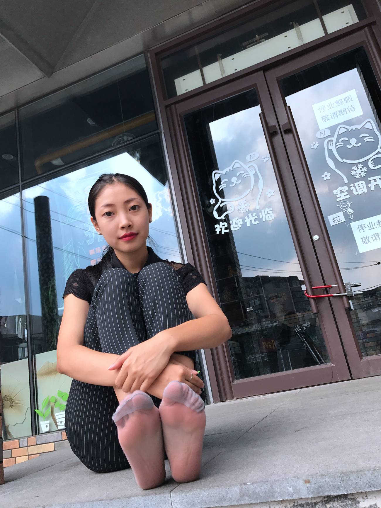 图片[40]-学妹校园寝室短丝系列028期 马欢[190P] – 速更版-美库