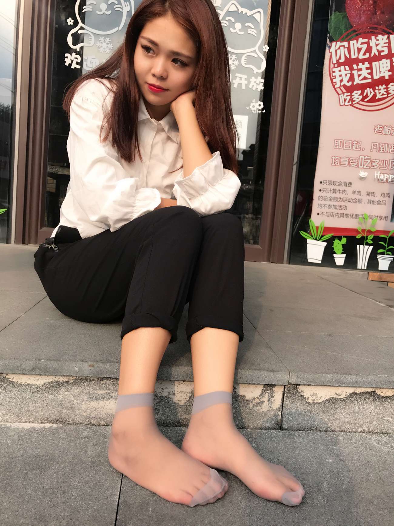 图片[42]-学妹校园寝室短丝系列028期 马欢[190P] – 速更版-美库