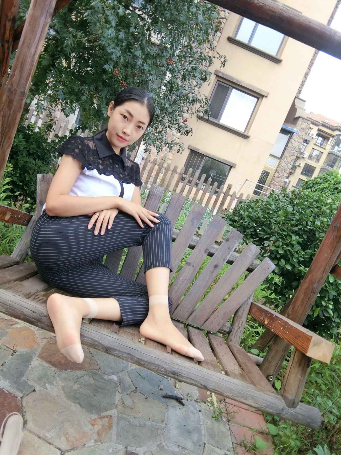 图片[43]-学妹校园寝室短丝系列028期 马欢[190P] – 速更版-美库