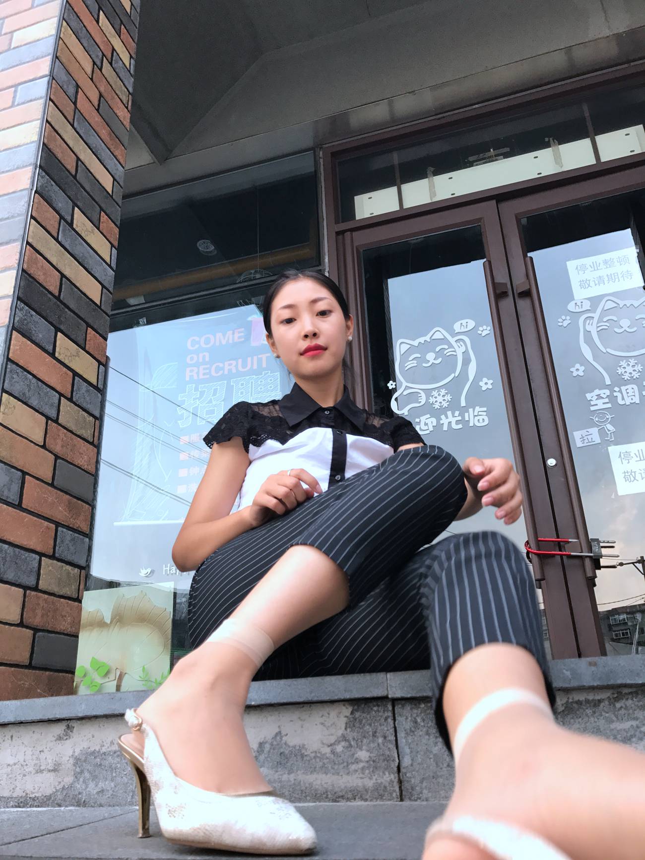 图片[44]-学妹校园寝室短丝系列028期 马欢[190P] – 速更版-美库