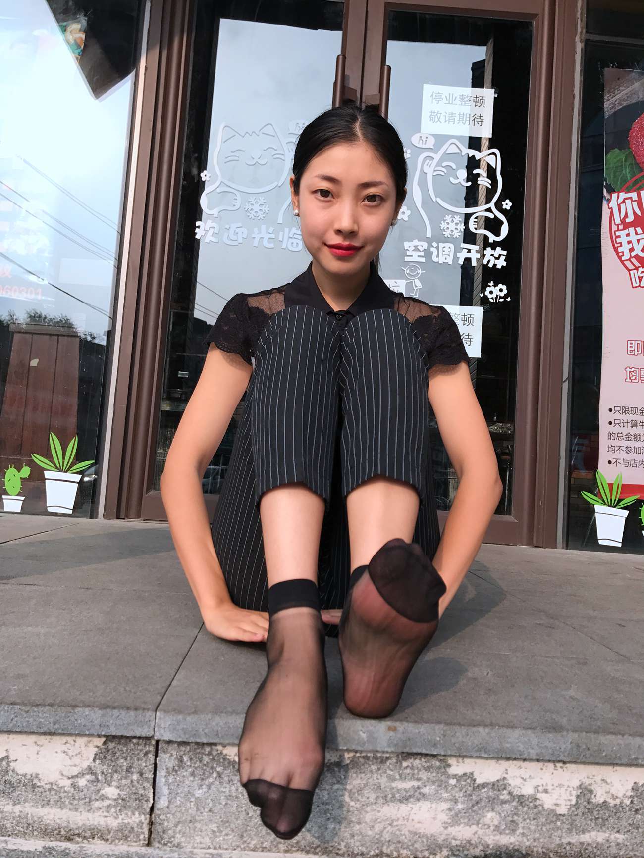 图片[55]-学妹校园寝室短丝系列028期 马欢[190P] – 速更版-美库