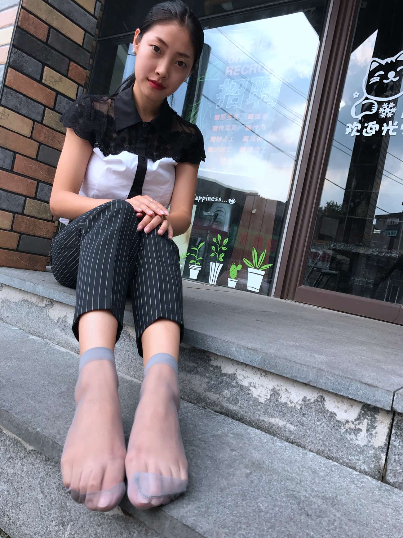 图片[56]-学妹校园寝室短丝系列028期 马欢[190P] – 速更版-美库