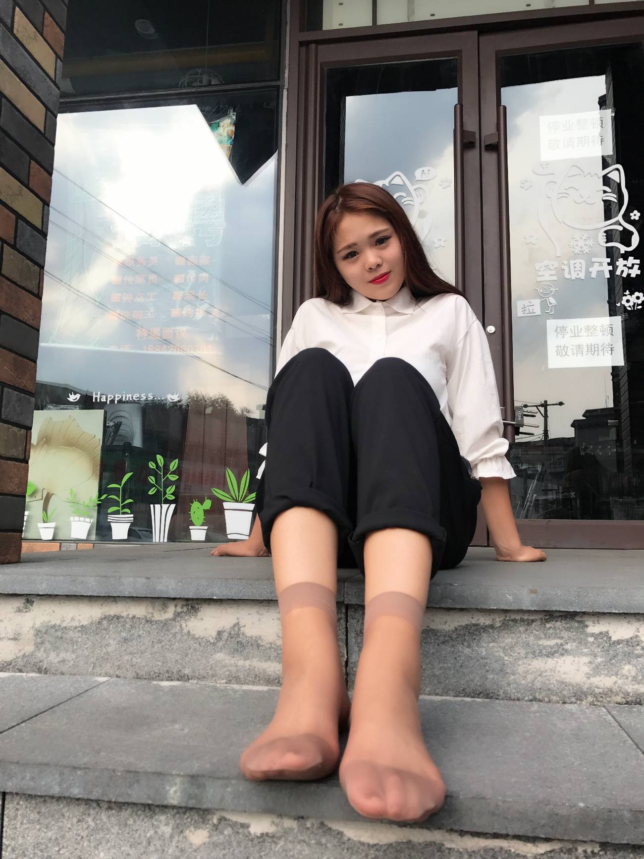 图片[58]-学妹校园寝室短丝系列028期 马欢[190P] – 速更版-美库