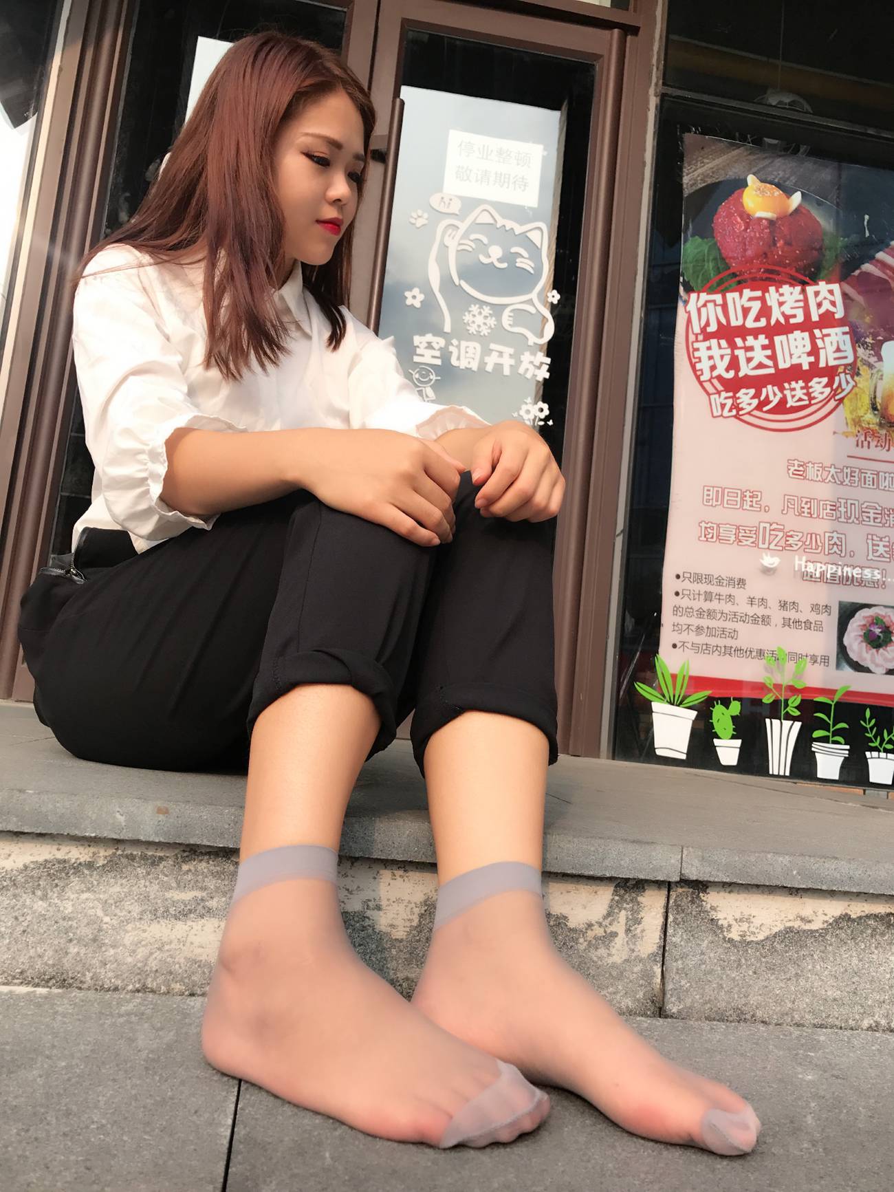 图片[62]-学妹校园寝室短丝系列028期 马欢[190P] – 速更版-美库