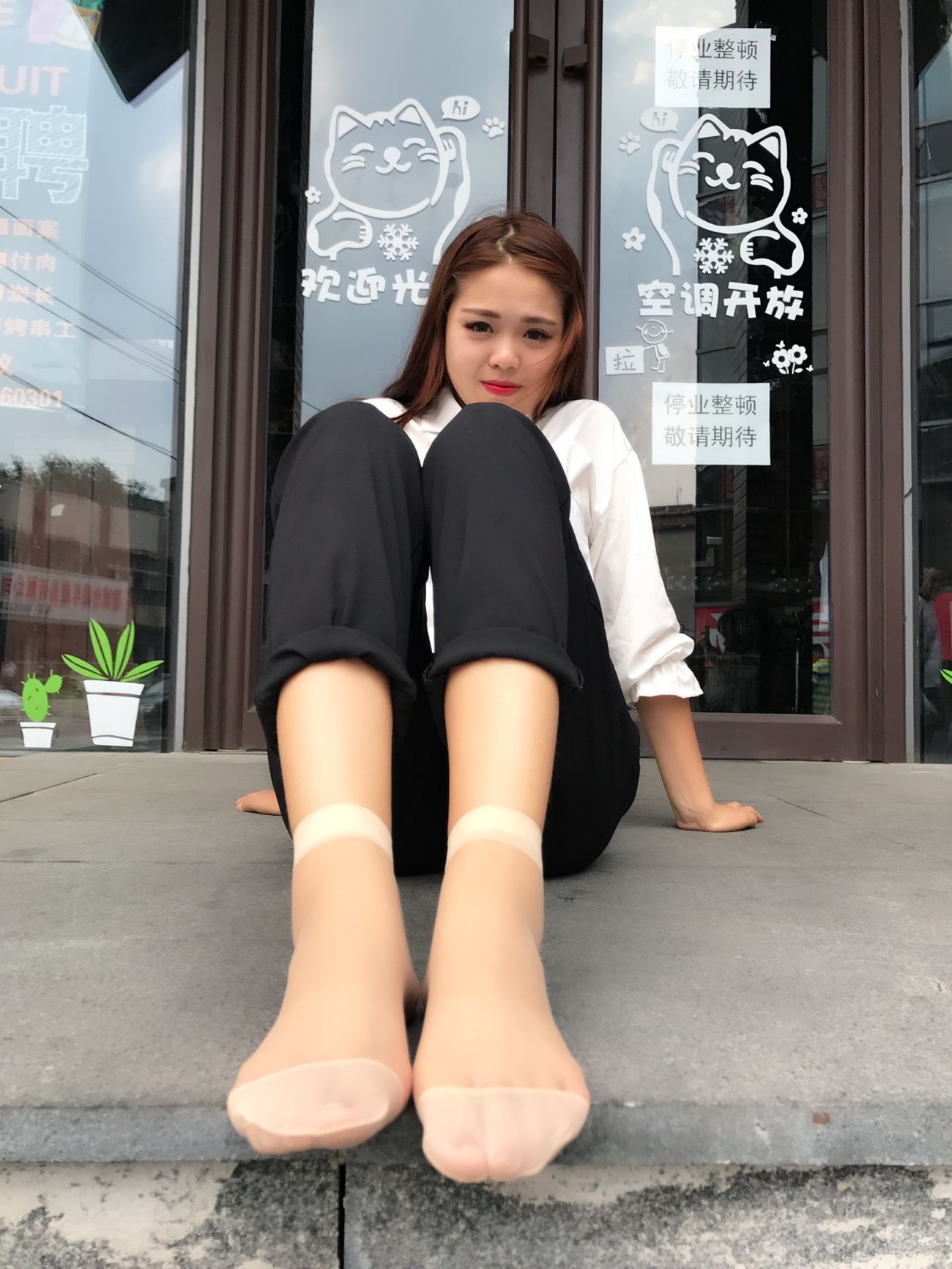 图片[70]-学妹校园寝室短丝系列028期 马欢[190P] – 速更版-美库