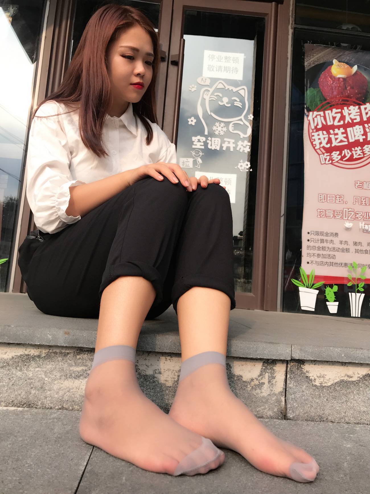 图片[75]-学妹校园寝室短丝系列028期 马欢[190P] – 速更版-美库