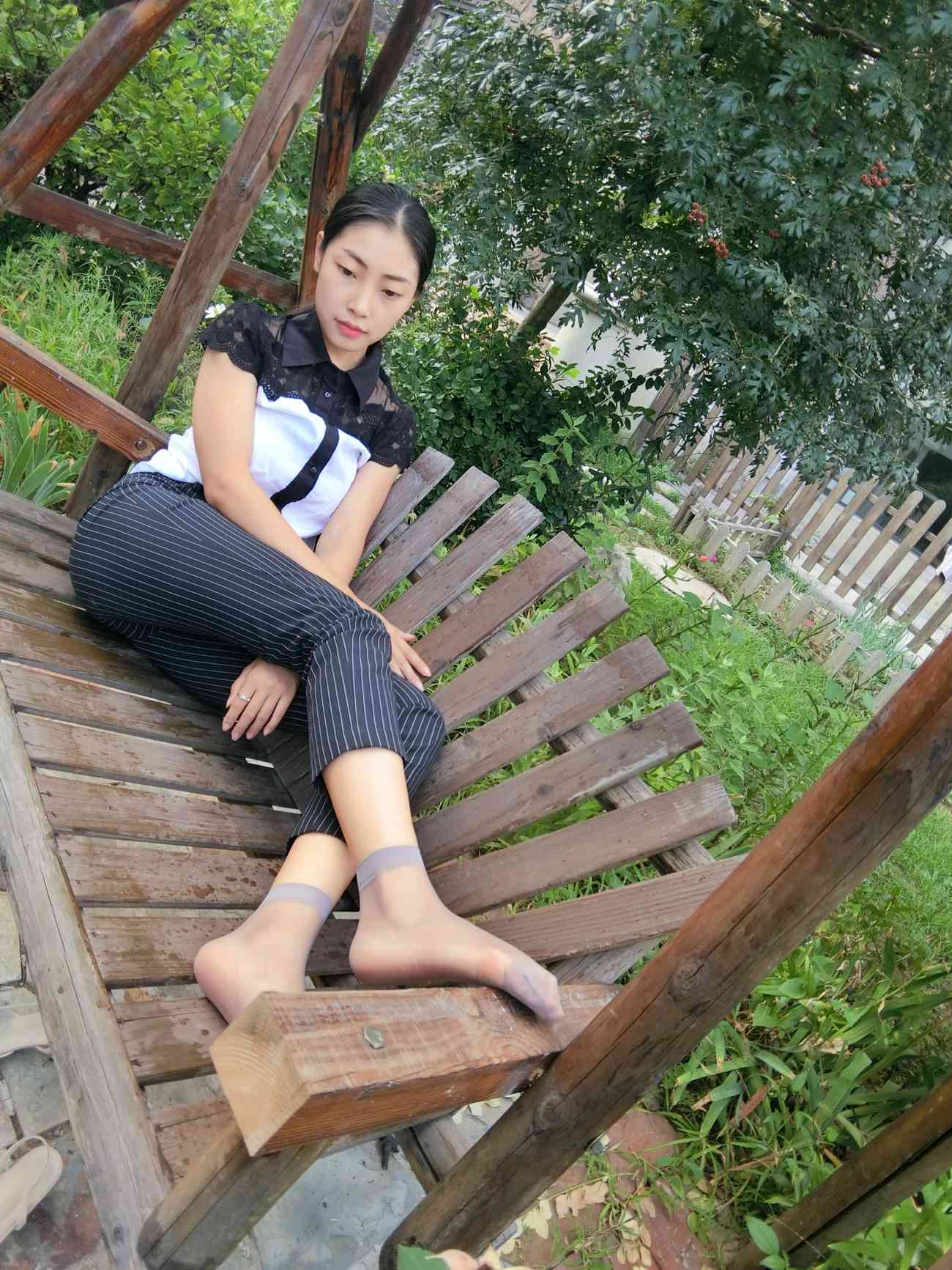 图片[76]-学妹校园寝室短丝系列028期 马欢[190P] – 速更版-美库