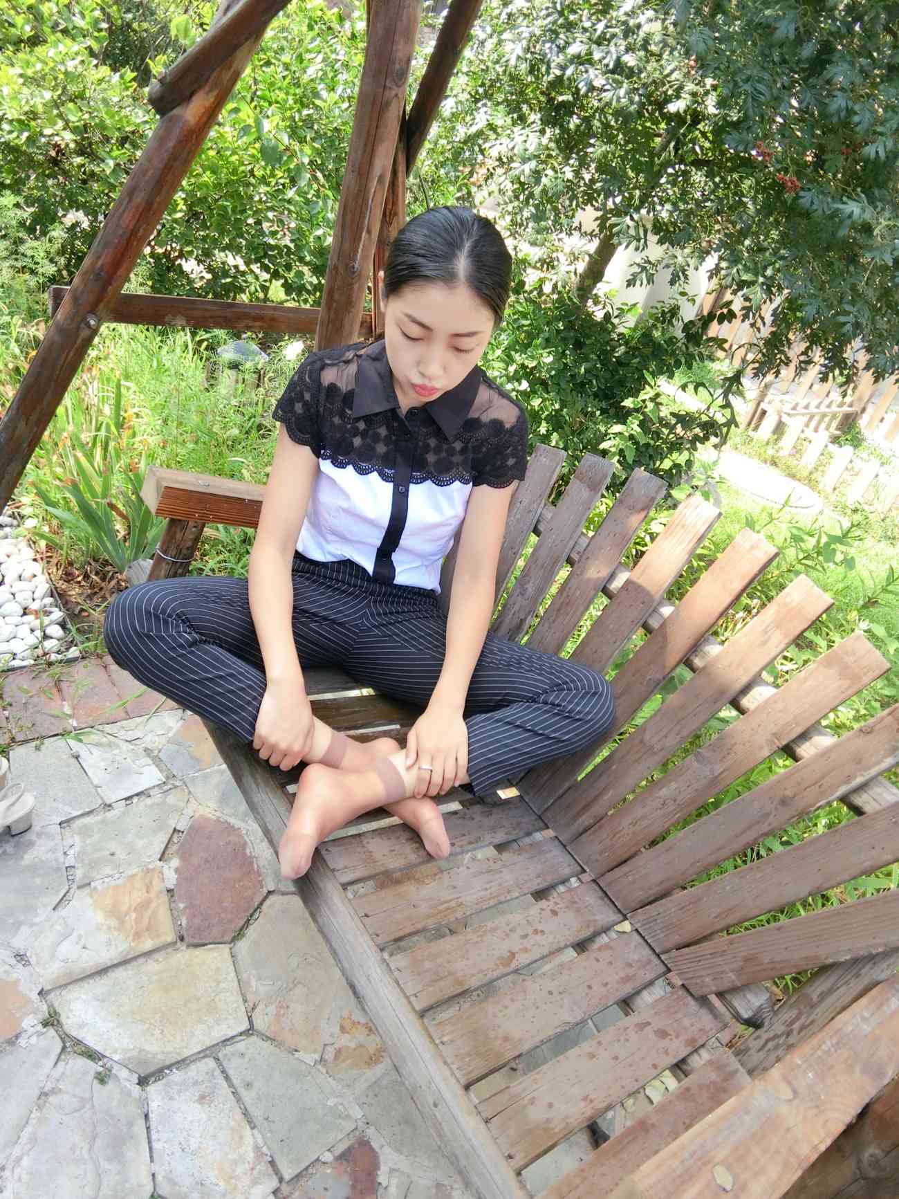 图片[77]-学妹校园寝室短丝系列028期 马欢[190P] – 速更版-美库