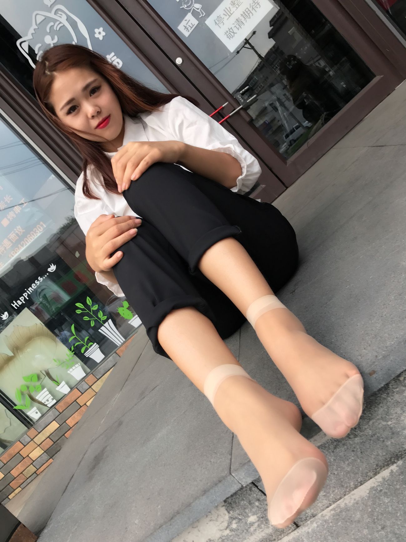 图片[87]-学妹校园寝室短丝系列028期 马欢[190P] – 速更版-美库