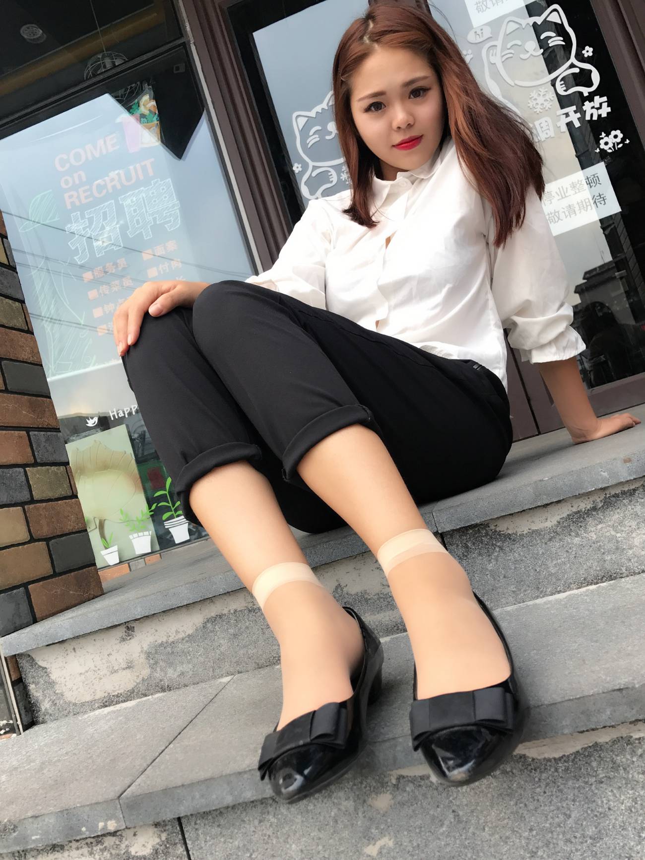 图片[89]-学妹校园寝室短丝系列028期 马欢[190P] – 速更版-美库