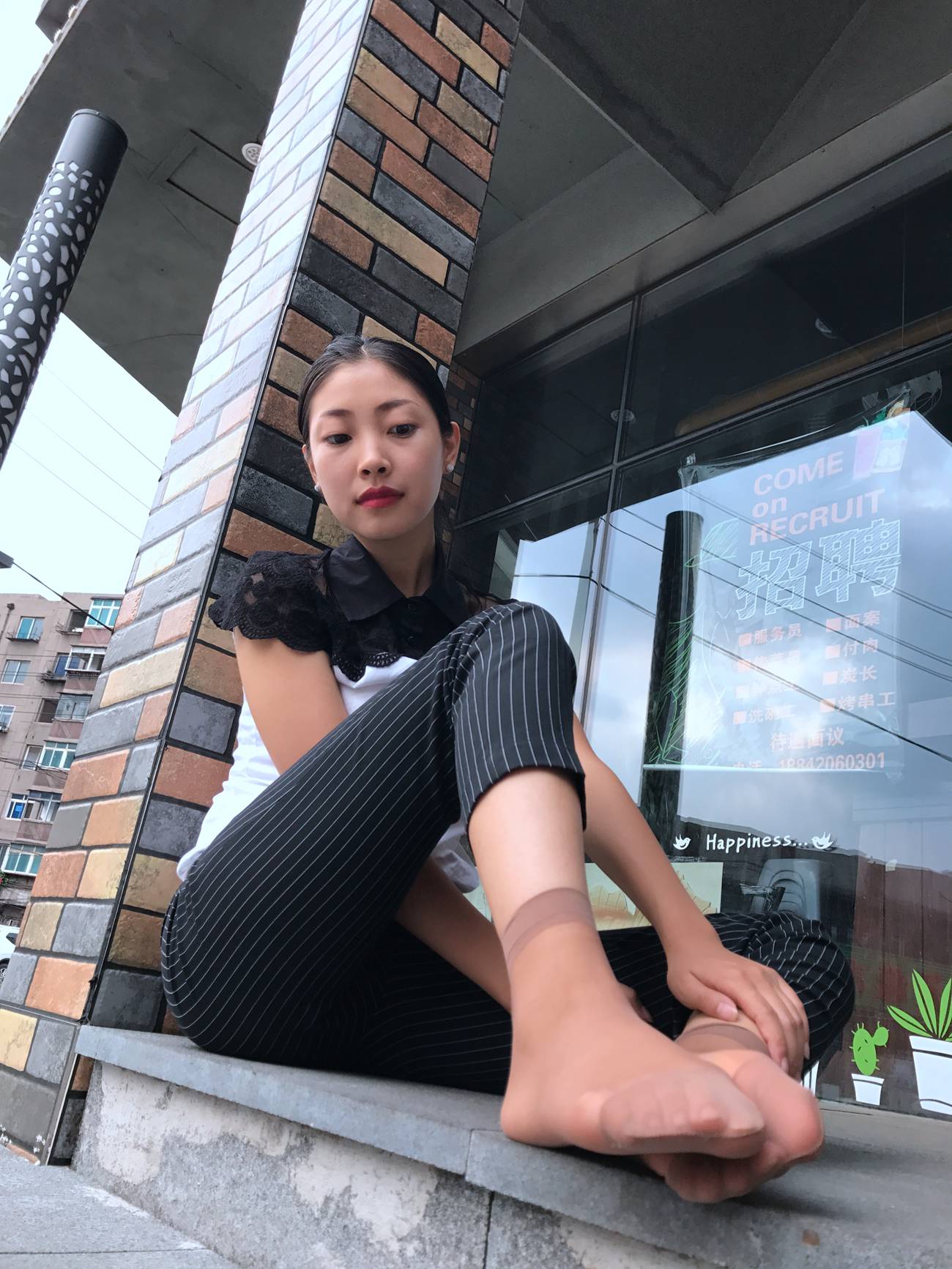 图片[100]-学妹校园寝室短丝系列028期 马欢[190P] – 速更版-美库