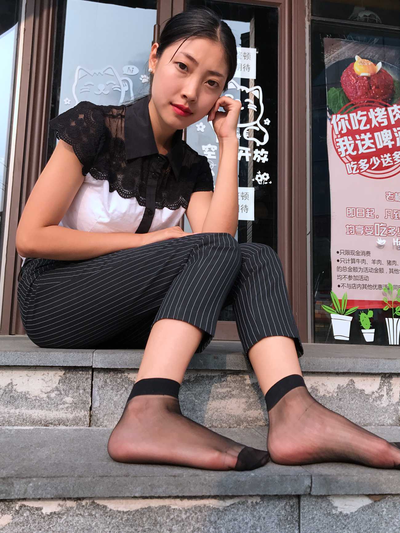 图片[104]-学妹校园寝室短丝系列028期 马欢[190P] – 速更版-美库