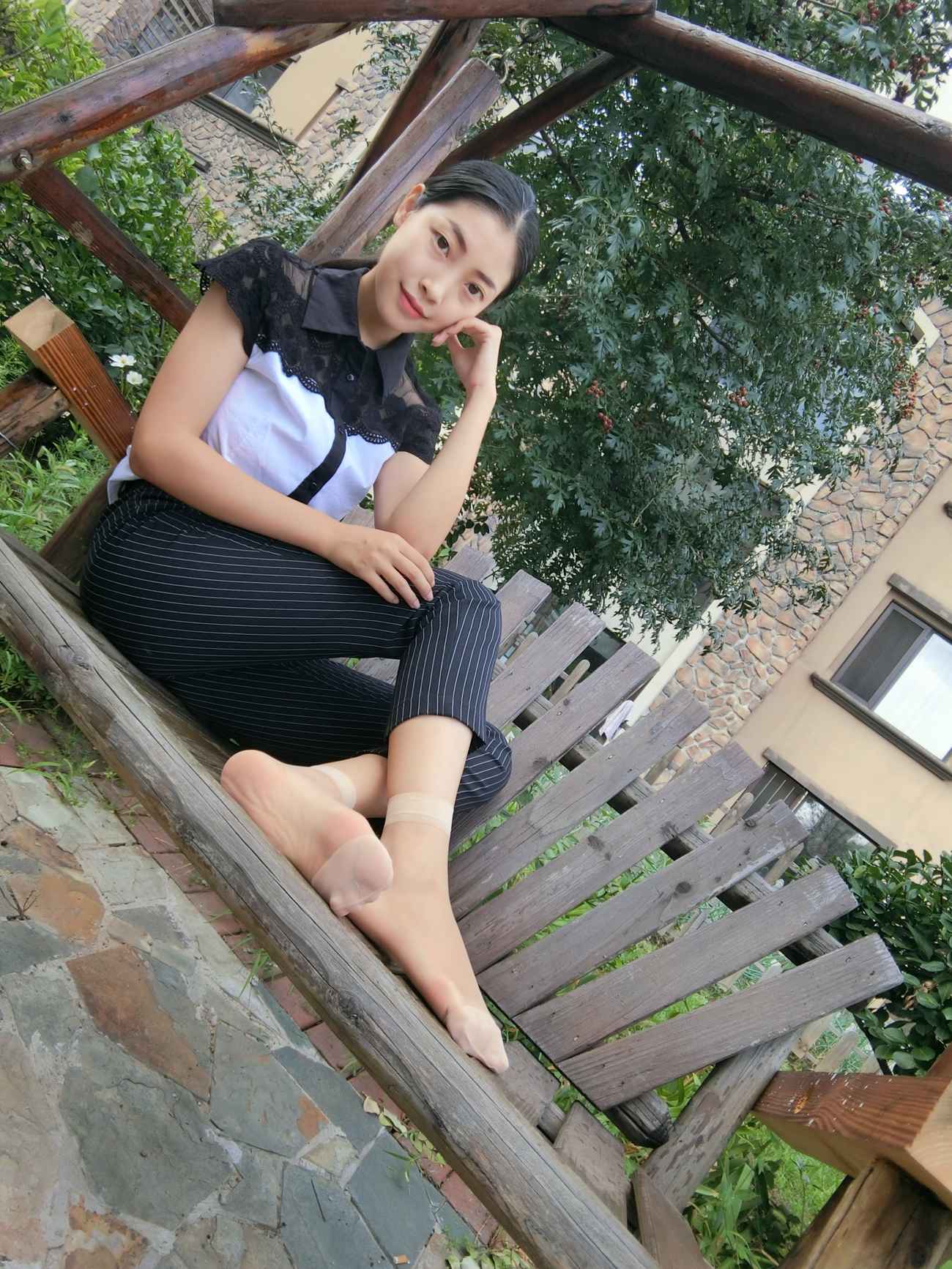 图片[114]-学妹校园寝室短丝系列028期 马欢[190P] – 速更版-美库