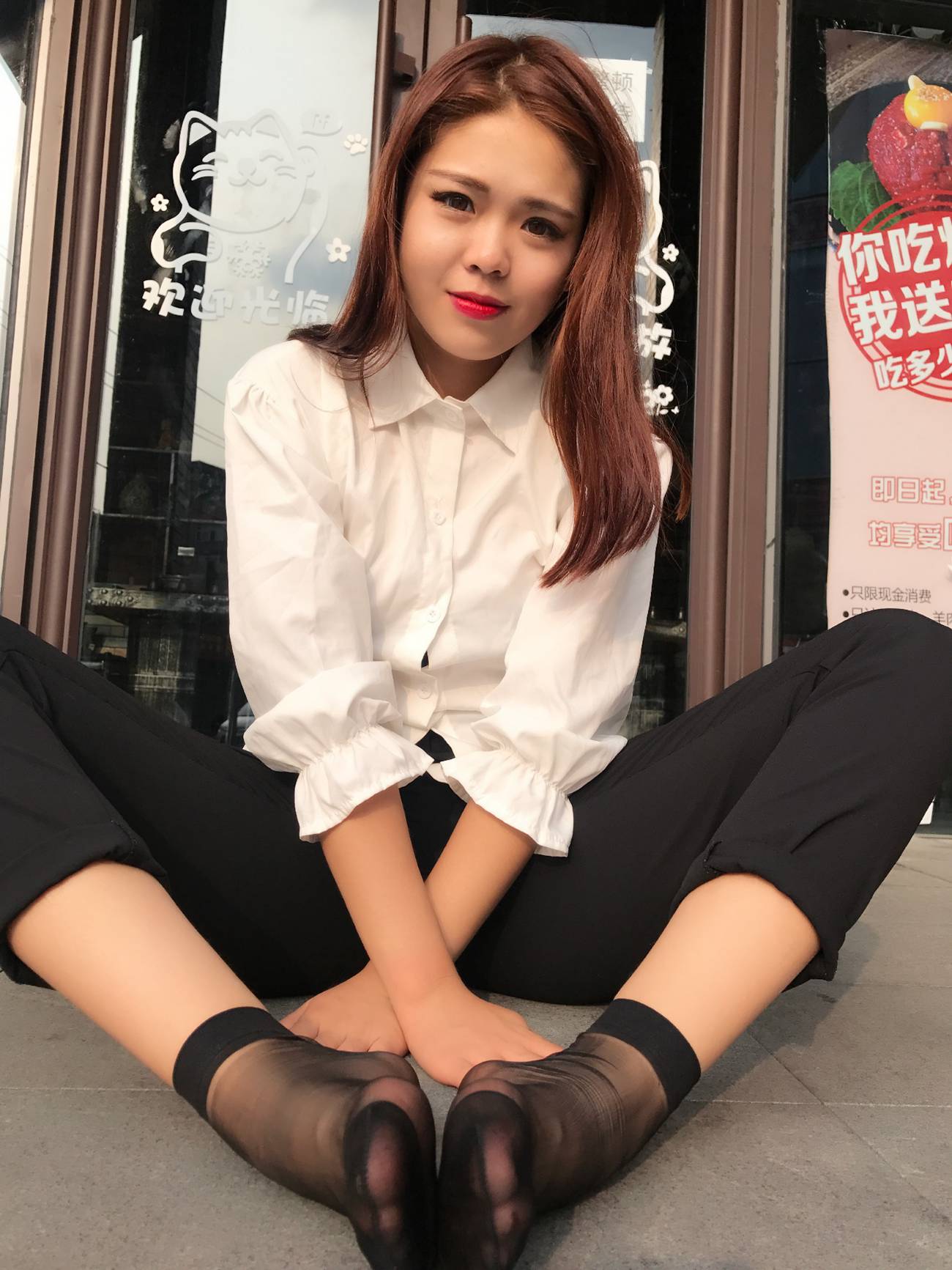 图片[123]-学妹校园寝室短丝系列028期 马欢[190P] – 速更版-美库