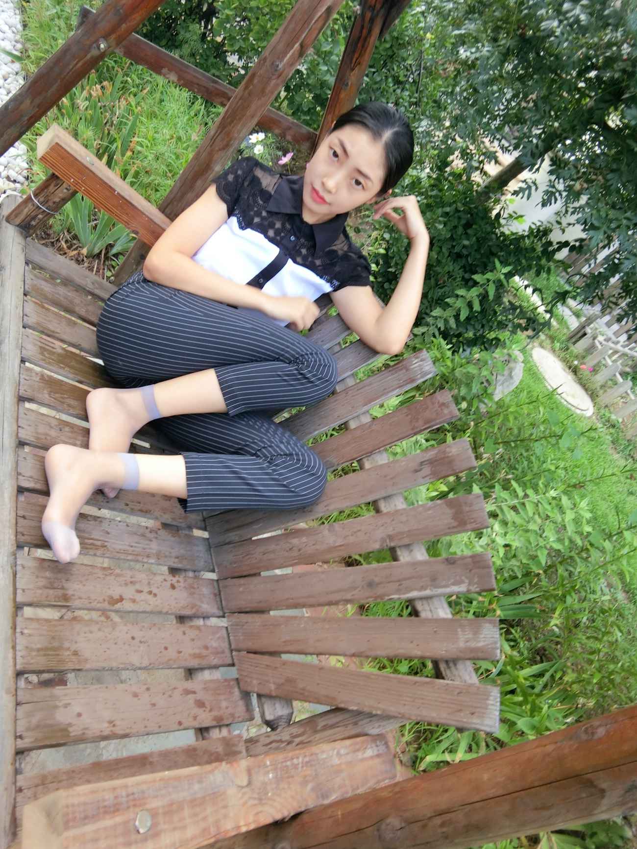 图片[125]-学妹校园寝室短丝系列028期 马欢[190P] – 速更版-美库