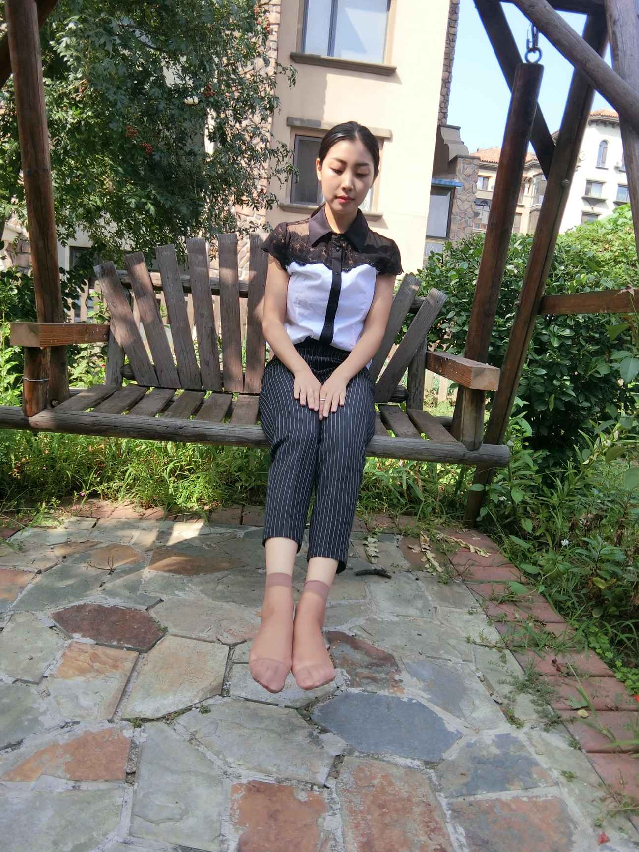 图片[128]-学妹校园寝室短丝系列028期 马欢[190P] – 速更版-美库