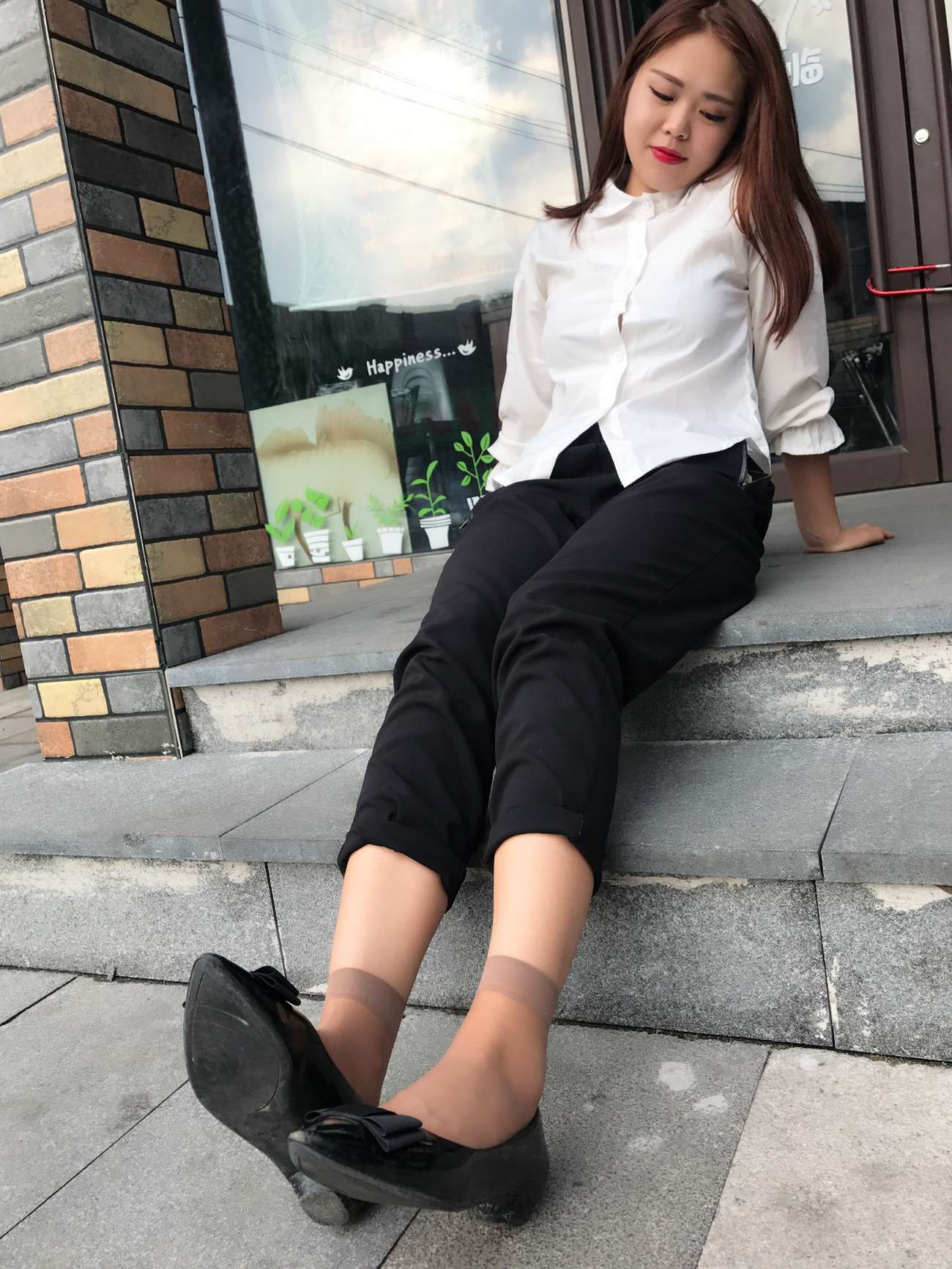 图片[132]-学妹校园寝室短丝系列028期 马欢[190P] – 速更版-美库