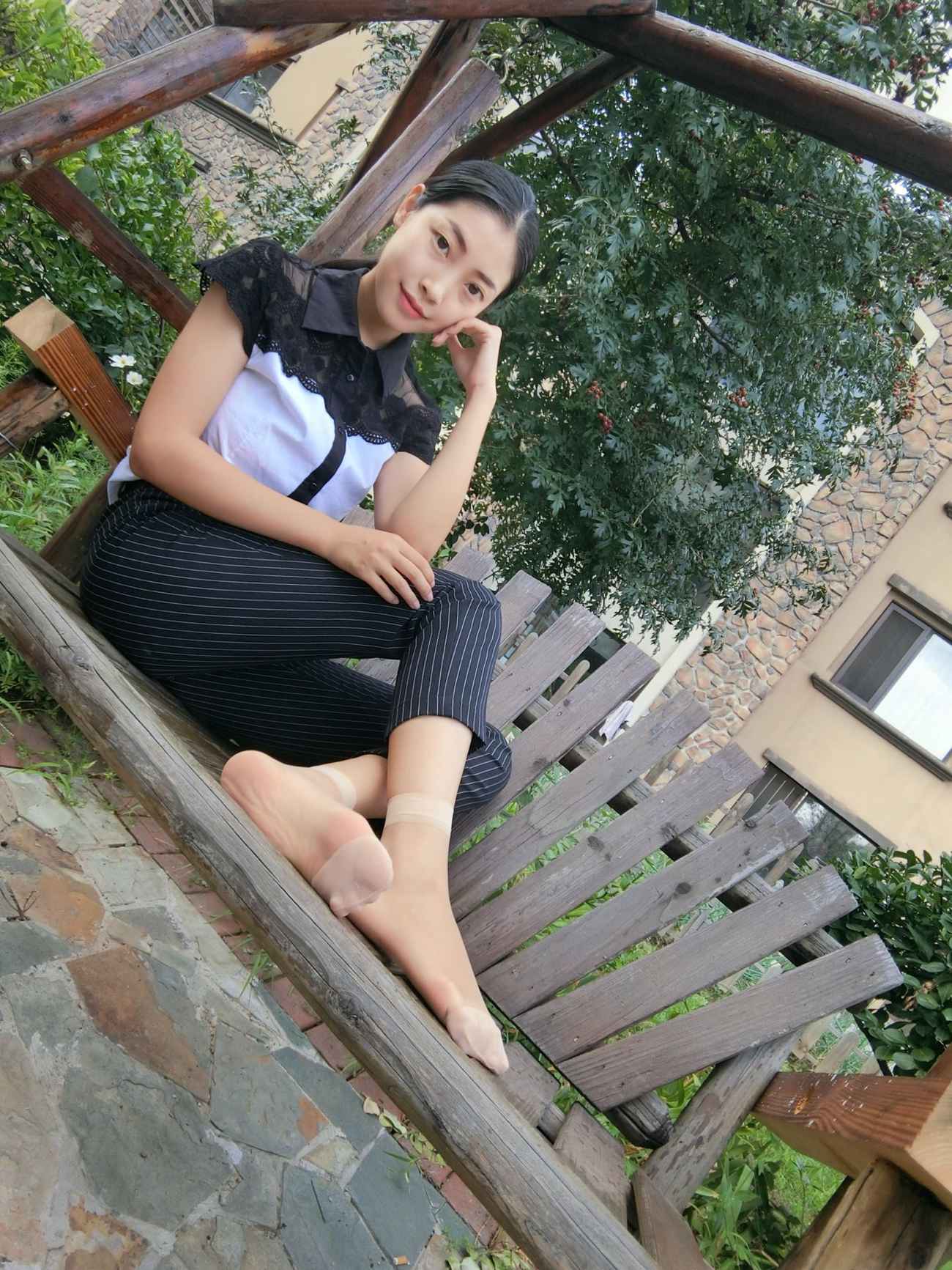 图片[133]-学妹校园寝室短丝系列028期 马欢[190P] – 速更版-美库