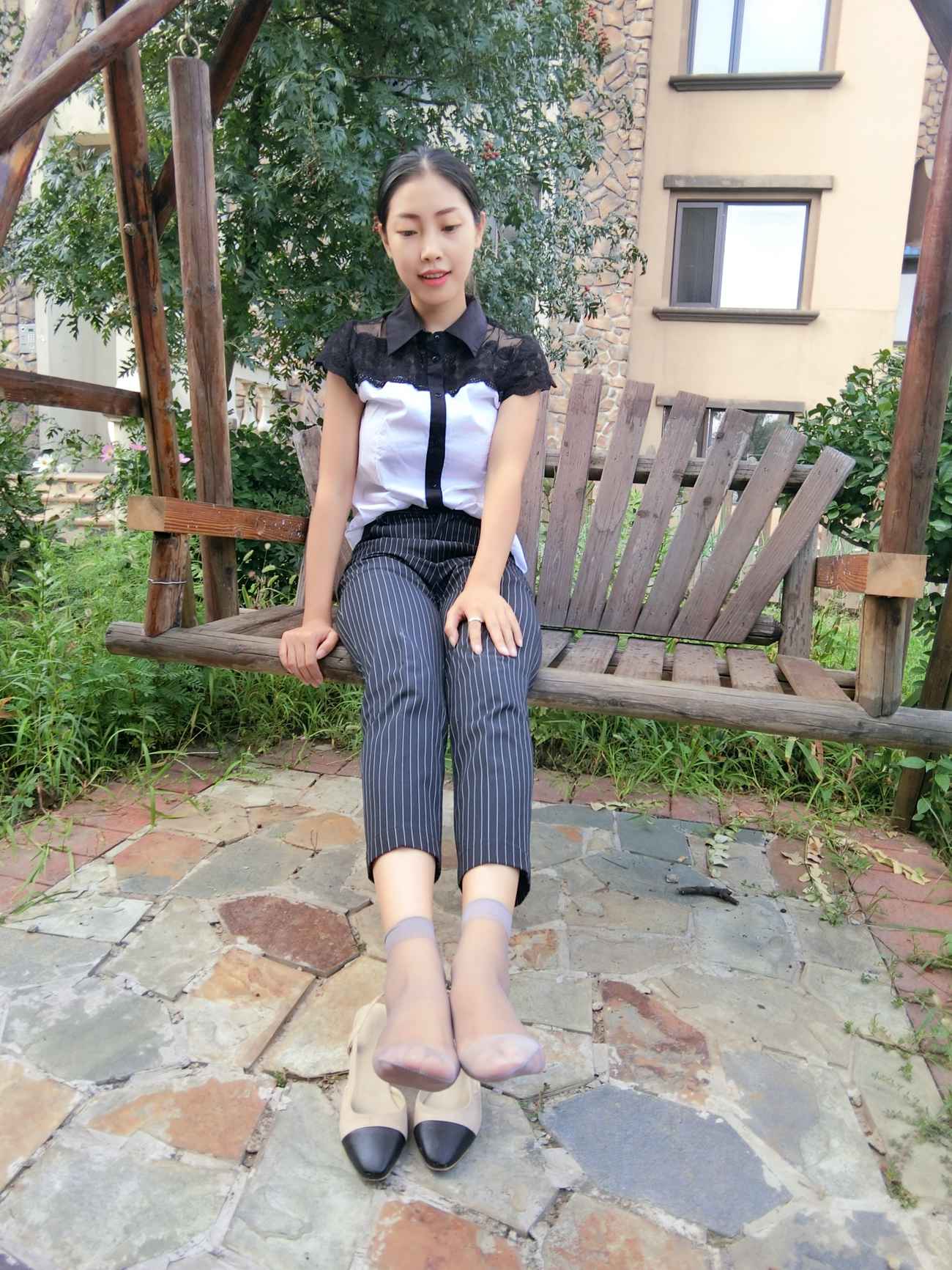 图片[135]-学妹校园寝室短丝系列028期 马欢[190P] – 速更版-美库