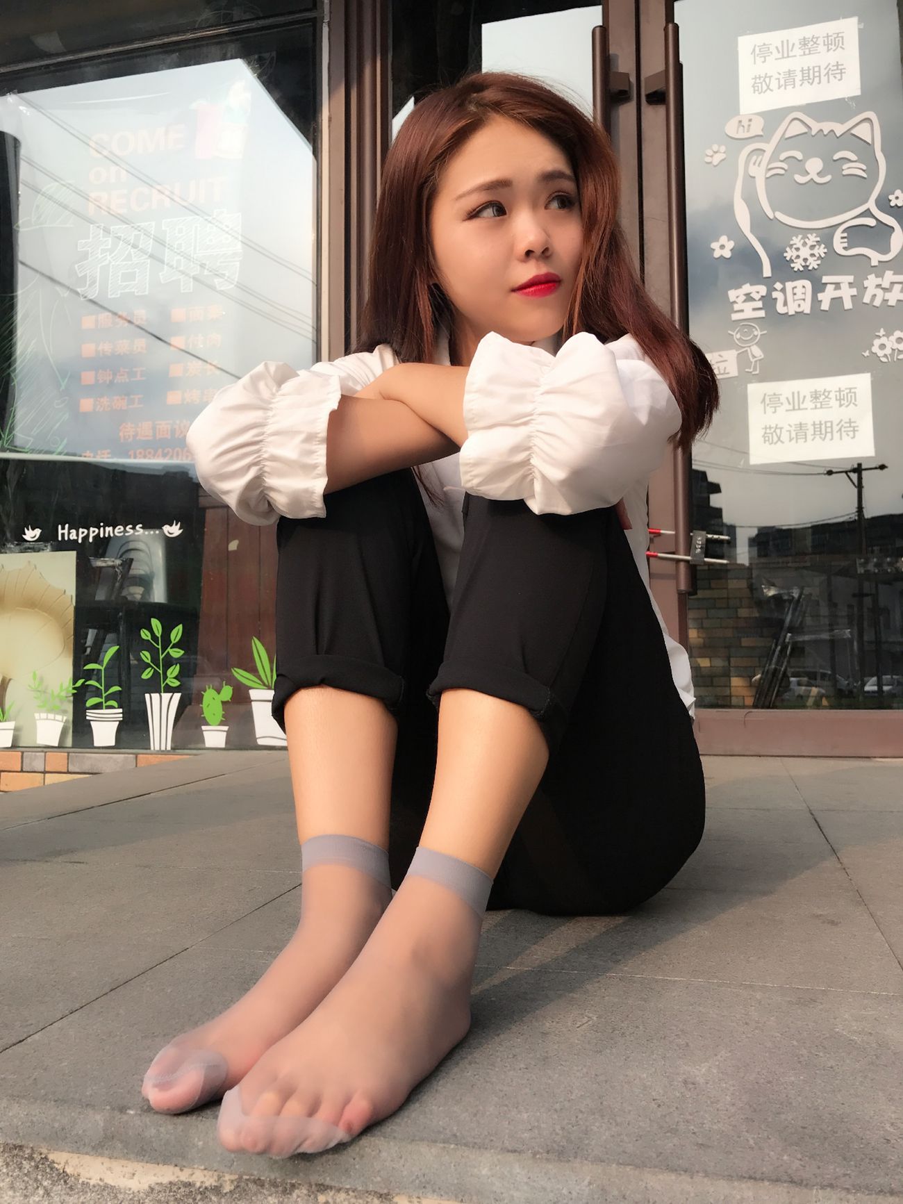 图片[139]-学妹校园寝室短丝系列028期 马欢[190P] – 速更版-美库