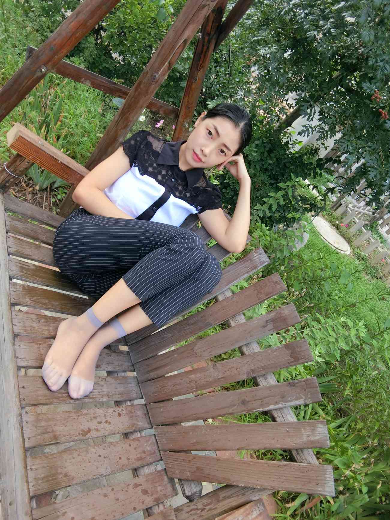 图片[140]-学妹校园寝室短丝系列028期 马欢[190P] – 速更版-美库