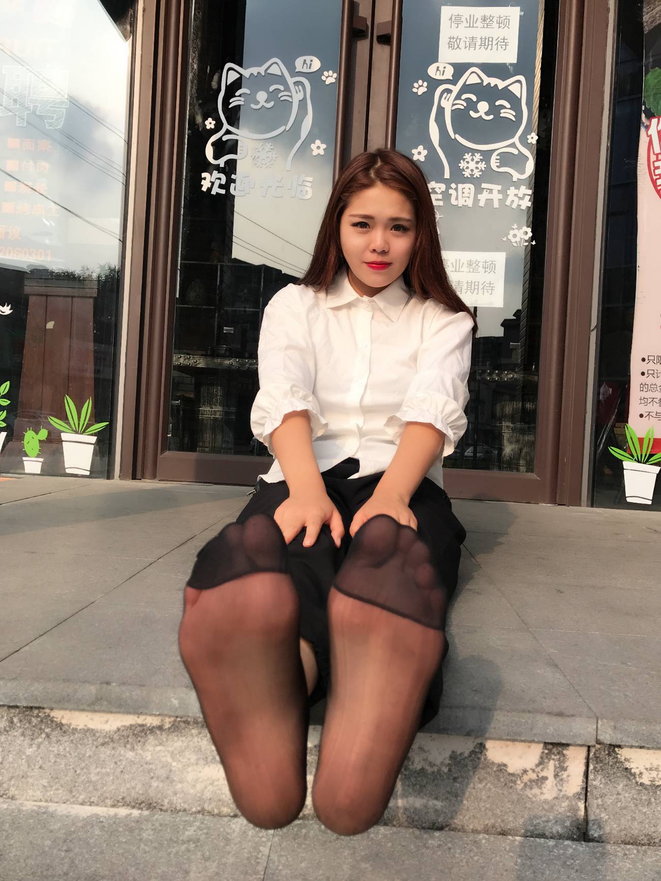 图片[152]-学妹校园寝室短丝系列028期 马欢[190P] – 速更版-美库