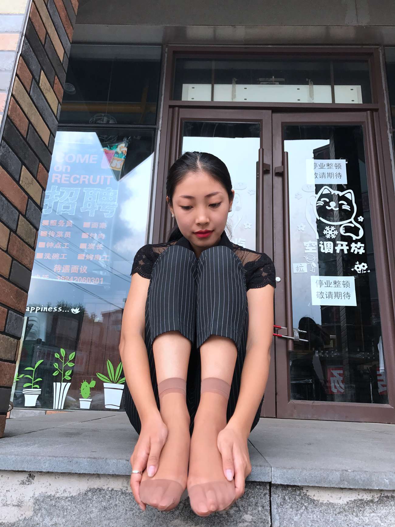 图片[157]-学妹校园寝室短丝系列028期 马欢[190P] – 速更版-美库