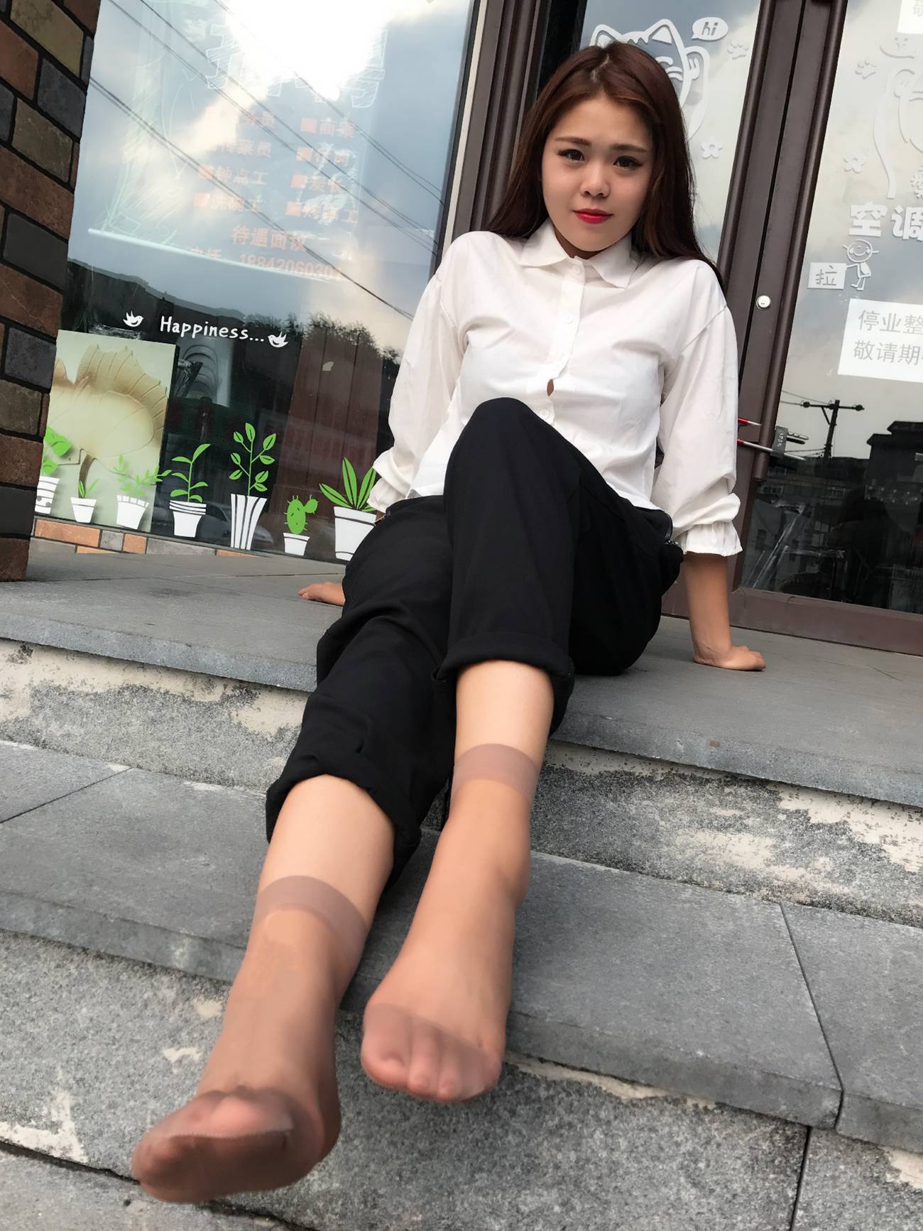 图片[160]-学妹校园寝室短丝系列028期 马欢[190P] – 速更版-美库