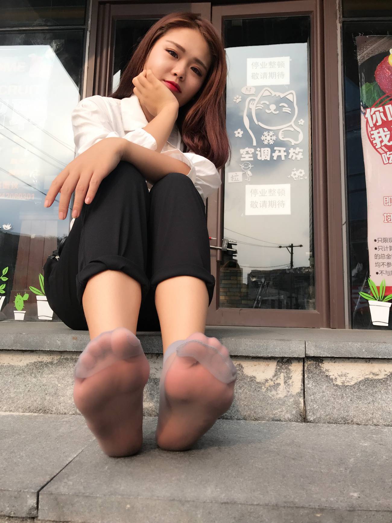 图片[167]-学妹校园寝室短丝系列028期 马欢[190P] – 速更版-美库