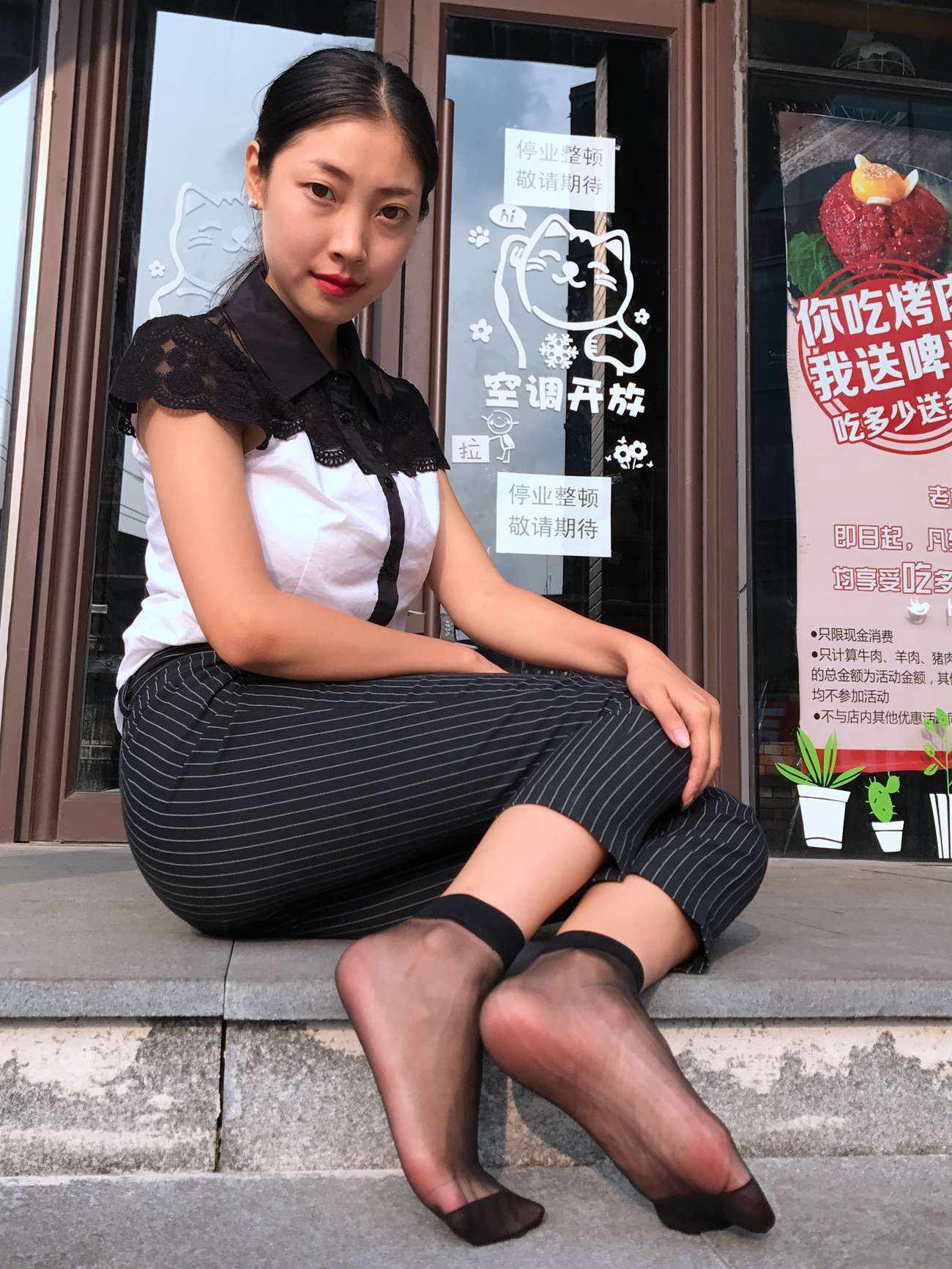 图片[176]-学妹校园寝室短丝系列028期 马欢[190P] – 速更版-美库