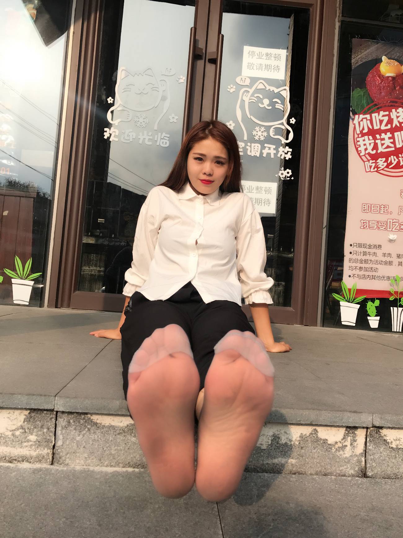 图片[186]-学妹校园寝室短丝系列028期 马欢[190P] – 速更版-美库