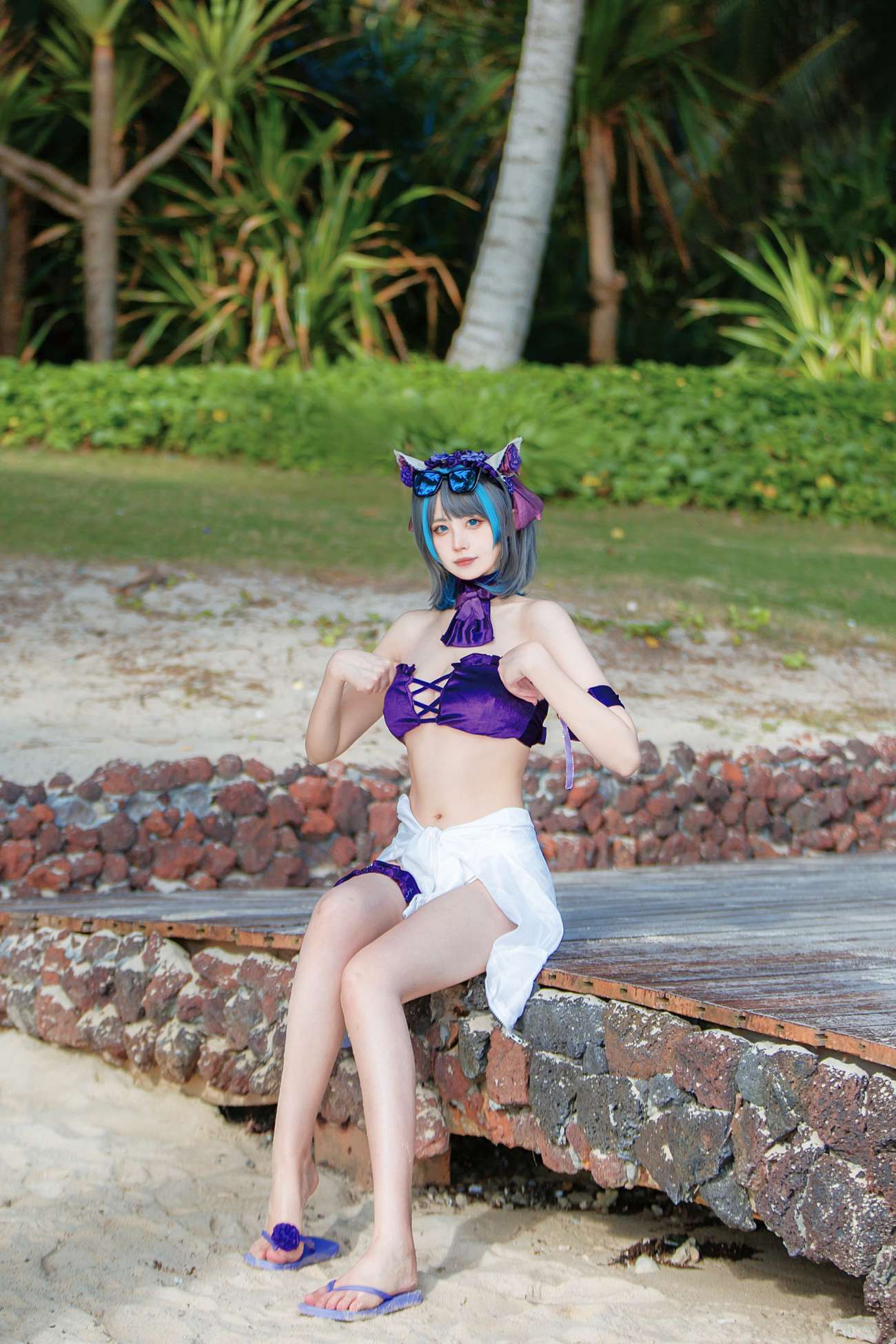 图片[20]-次元少女念雪ww – 柴郡猫 [30P] – 速更版-美库