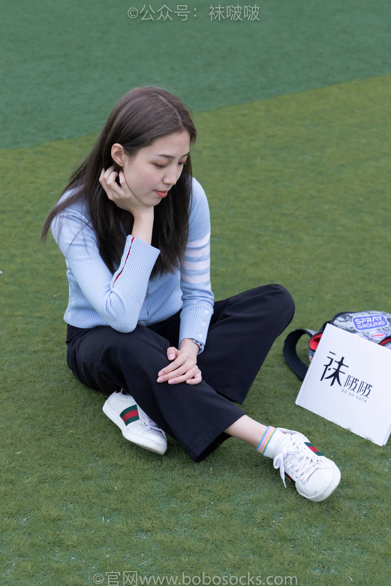 图片[11]-[BoBoSocks袜啵啵]NO.021 泡芙-板鞋、白棉袜、裸足[131P] – 速更版-美库