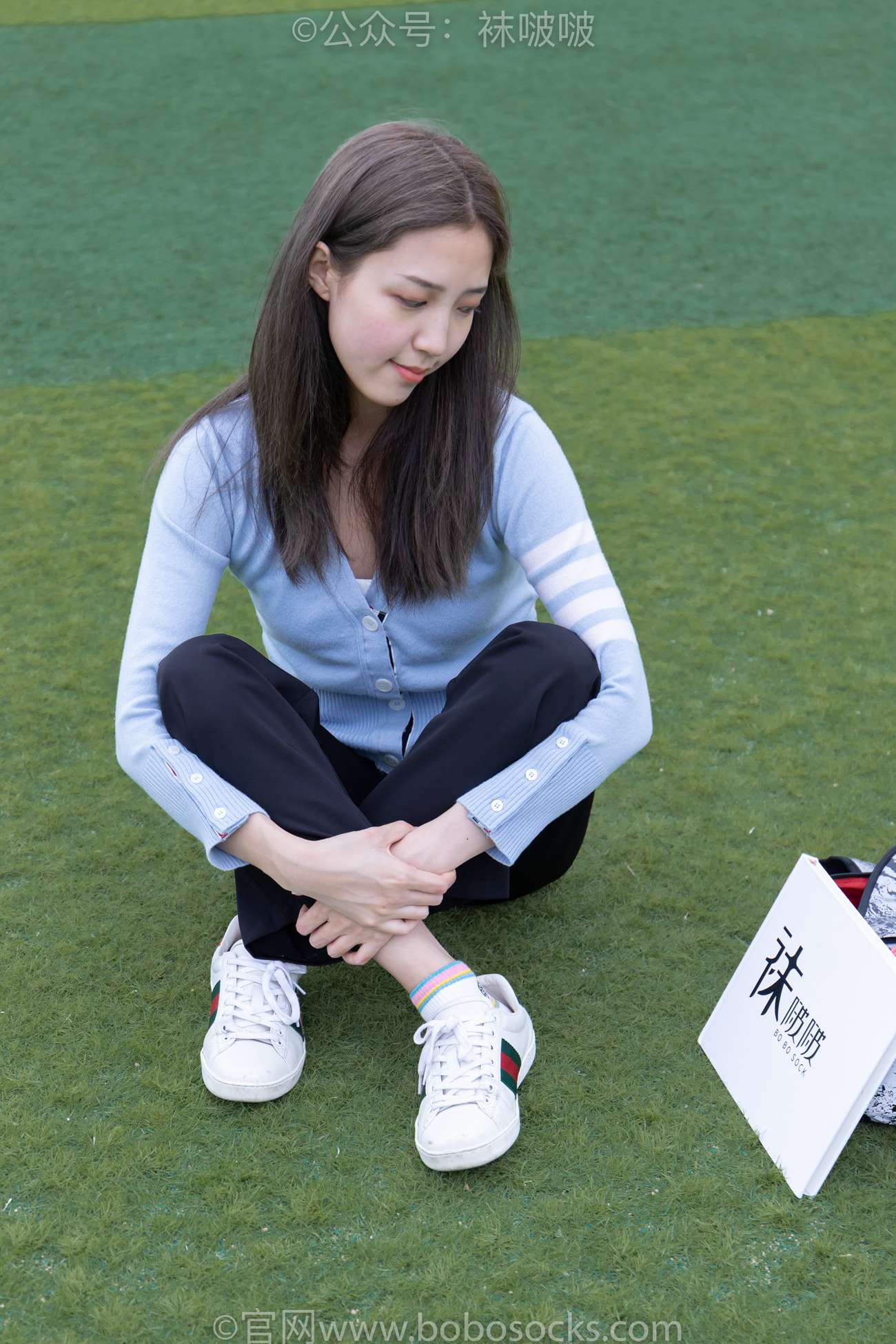 图片[12]-[BoBoSocks袜啵啵]NO.021 泡芙-板鞋、白棉袜、裸足[131P] – 速更版-美库