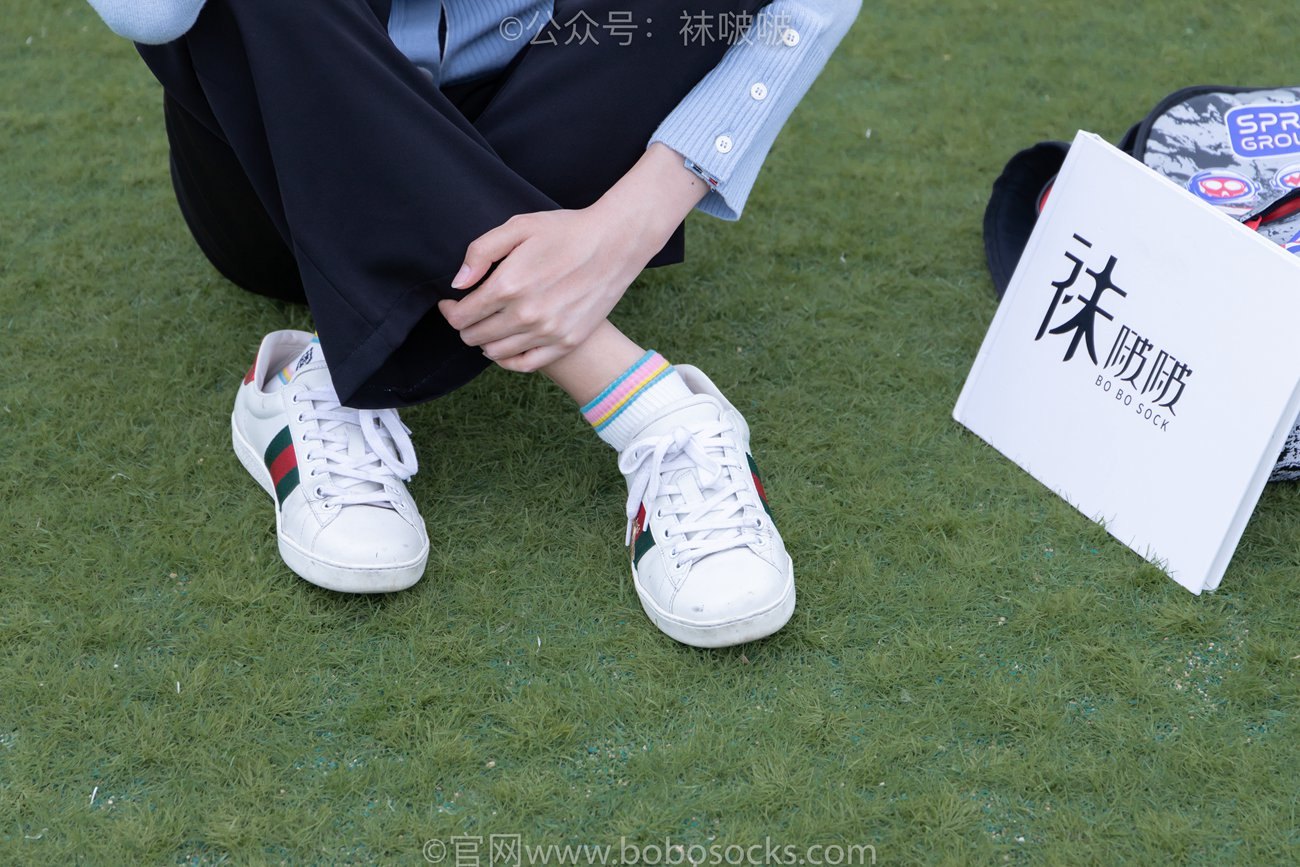 图片[13]-[BoBoSocks袜啵啵]NO.021 泡芙-板鞋、白棉袜、裸足[131P] – 速更版-美库