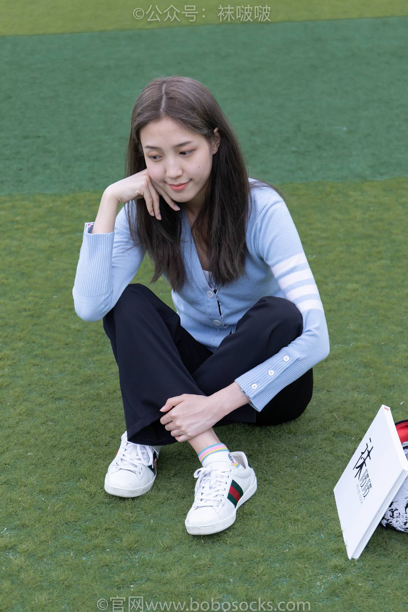 图片[14]-[BoBoSocks袜啵啵]NO.021 泡芙-板鞋、白棉袜、裸足[131P] – 速更版-美库