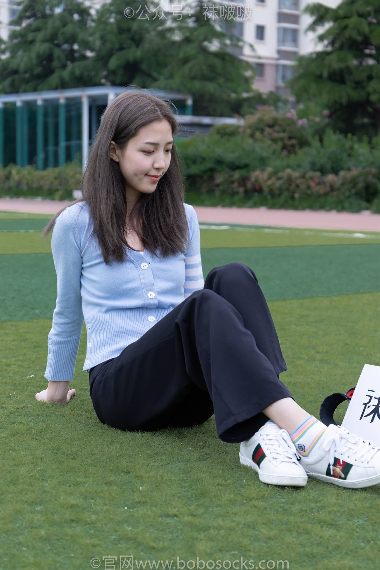 图片[15]-[BoBoSocks袜啵啵]NO.021 泡芙-板鞋、白棉袜、裸足[131P] – 速更版-美库