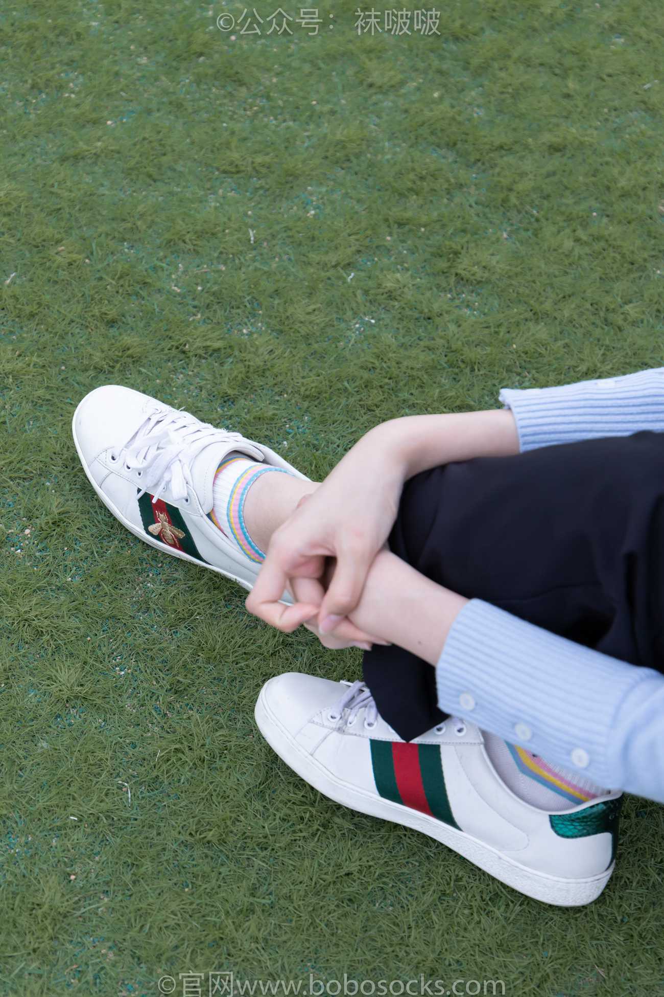 图片[18]-[BoBoSocks袜啵啵]NO.021 泡芙-板鞋、白棉袜、裸足[131P] – 速更版-美库
