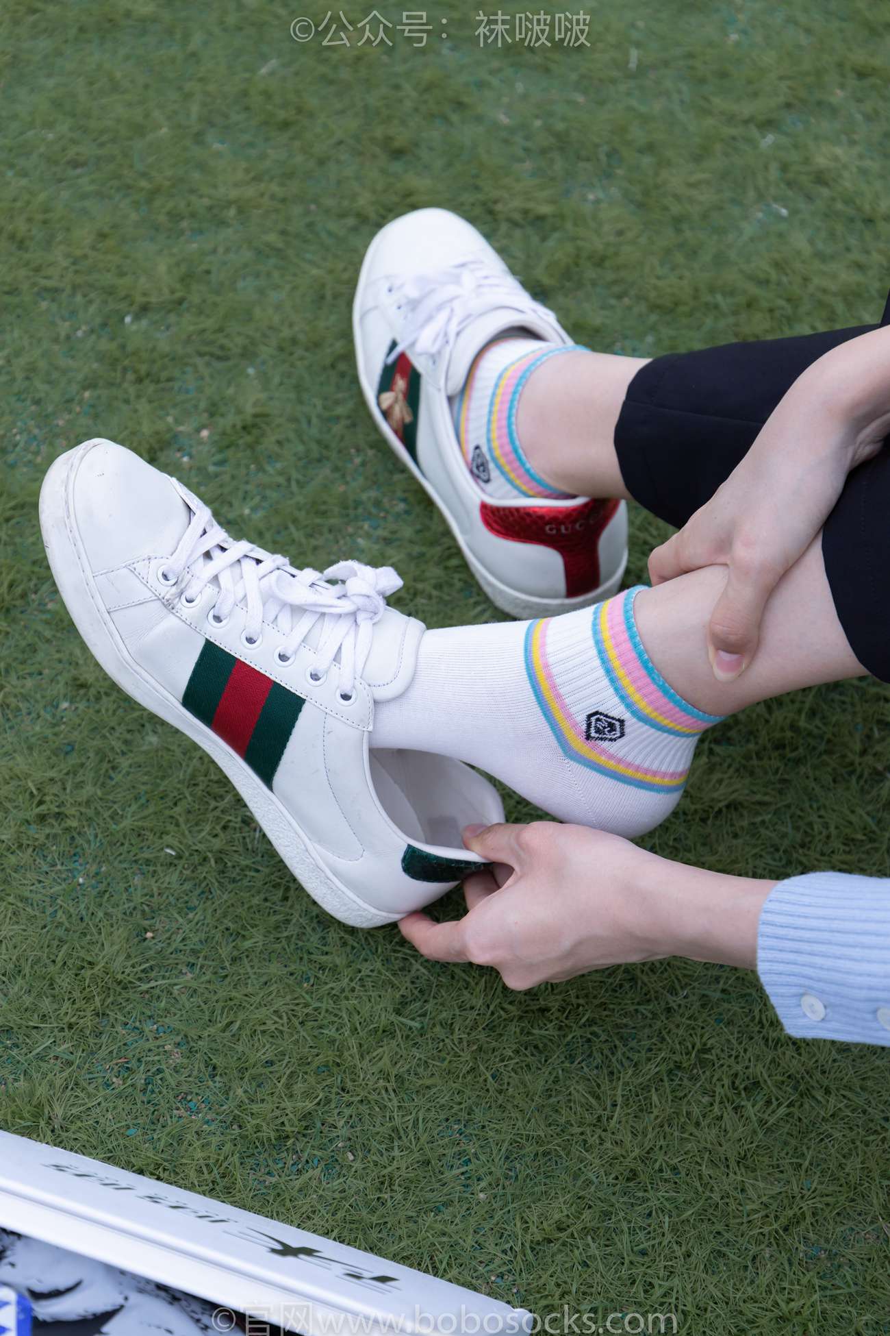 图片[20]-[BoBoSocks袜啵啵]NO.021 泡芙-板鞋、白棉袜、裸足[131P] – 速更版-美库