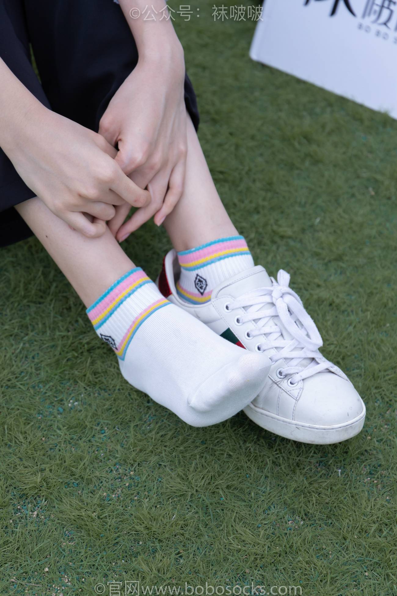 图片[23]-[BoBoSocks袜啵啵]NO.021 泡芙-板鞋、白棉袜、裸足[131P] – 速更版-美库