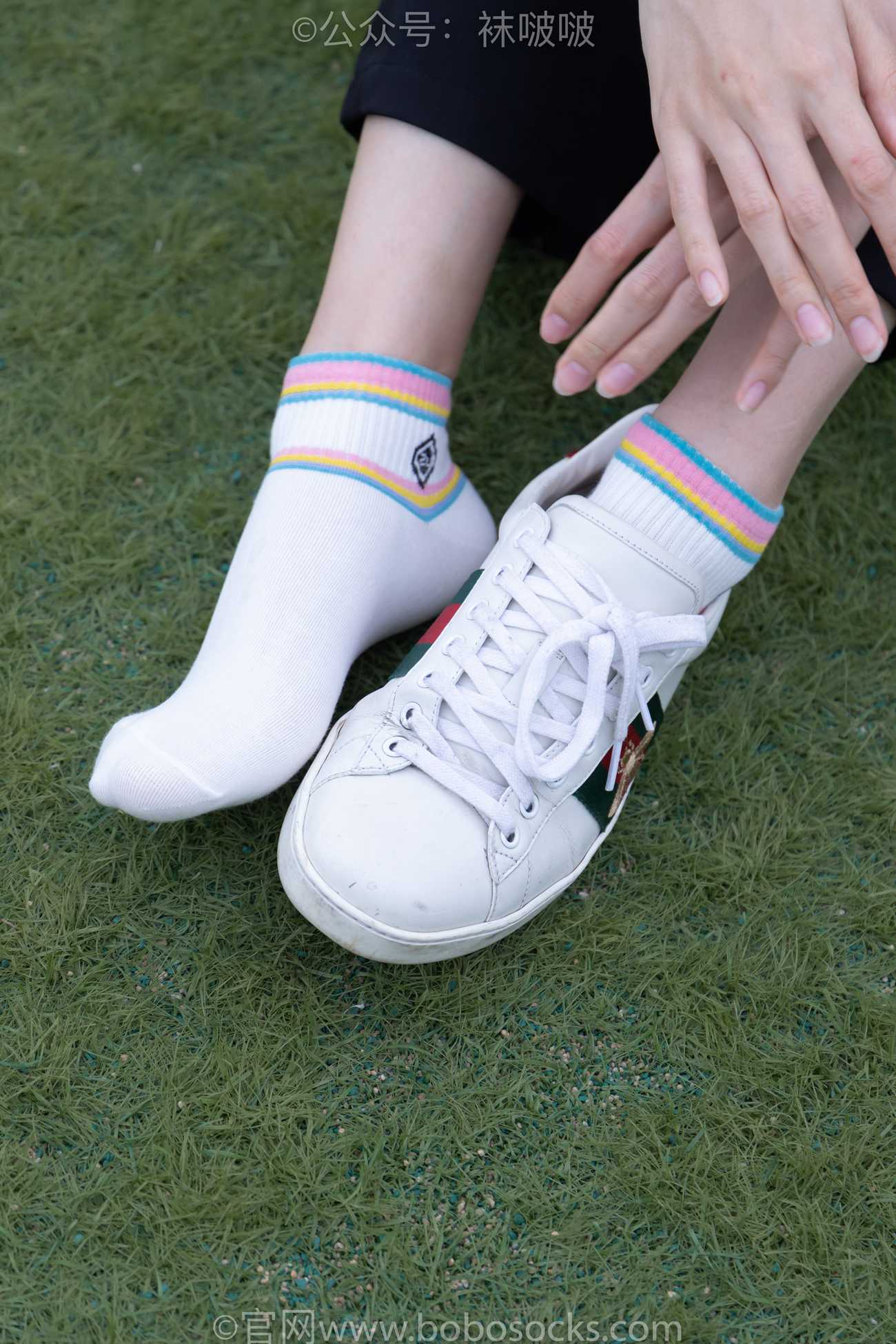 图片[24]-[BoBoSocks袜啵啵]NO.021 泡芙-板鞋、白棉袜、裸足[131P] – 速更版-美库