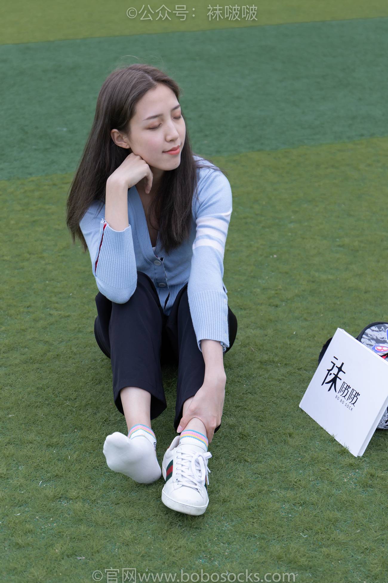 图片[25]-[BoBoSocks袜啵啵]NO.021 泡芙-板鞋、白棉袜、裸足[131P] – 速更版-美库