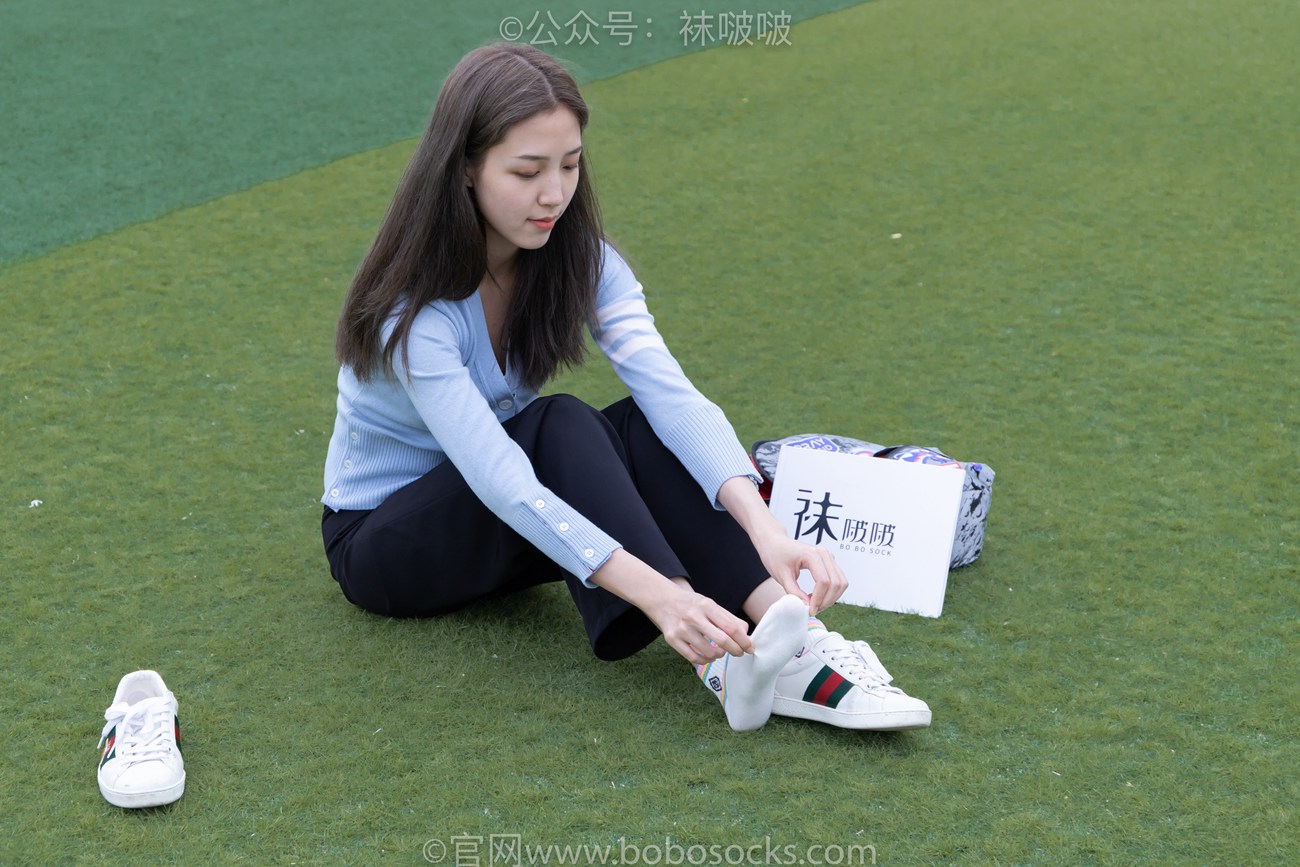 图片[26]-[BoBoSocks袜啵啵]NO.021 泡芙-板鞋、白棉袜、裸足[131P] – 速更版-美库