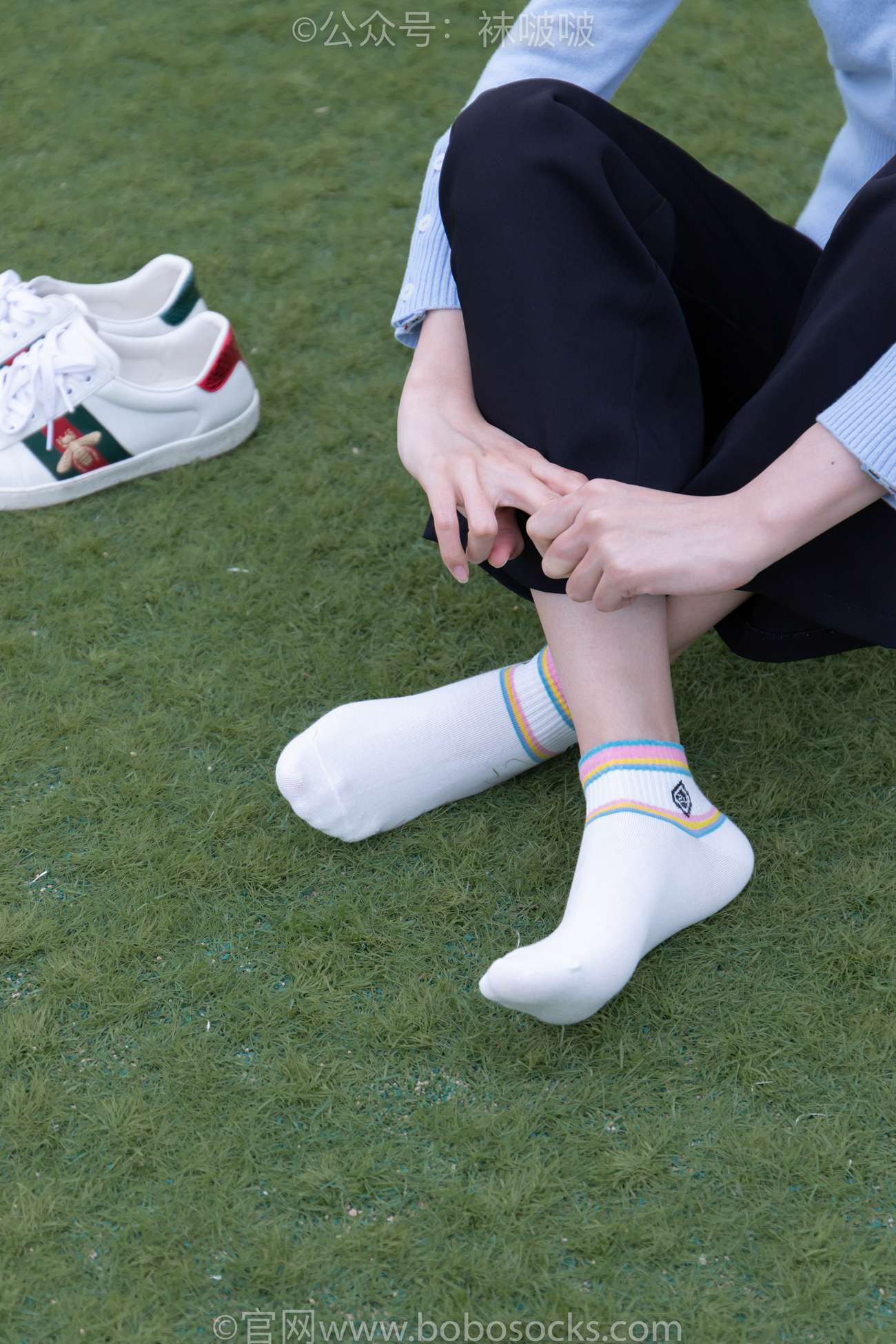 图片[57]-[BoBoSocks袜啵啵]NO.021 泡芙-板鞋、白棉袜、裸足[131P] – 速更版-美库