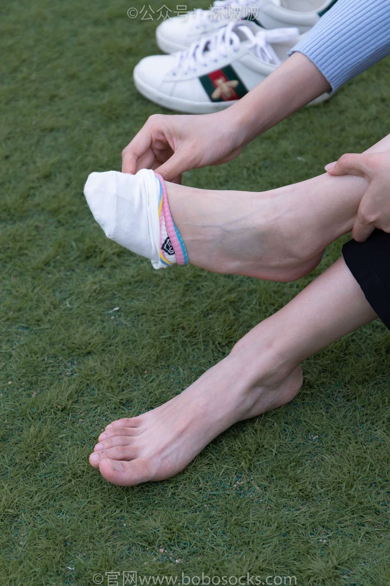 图片[89]-[BoBoSocks袜啵啵]NO.021 泡芙-板鞋、白棉袜、裸足[131P] – 速更版-美库