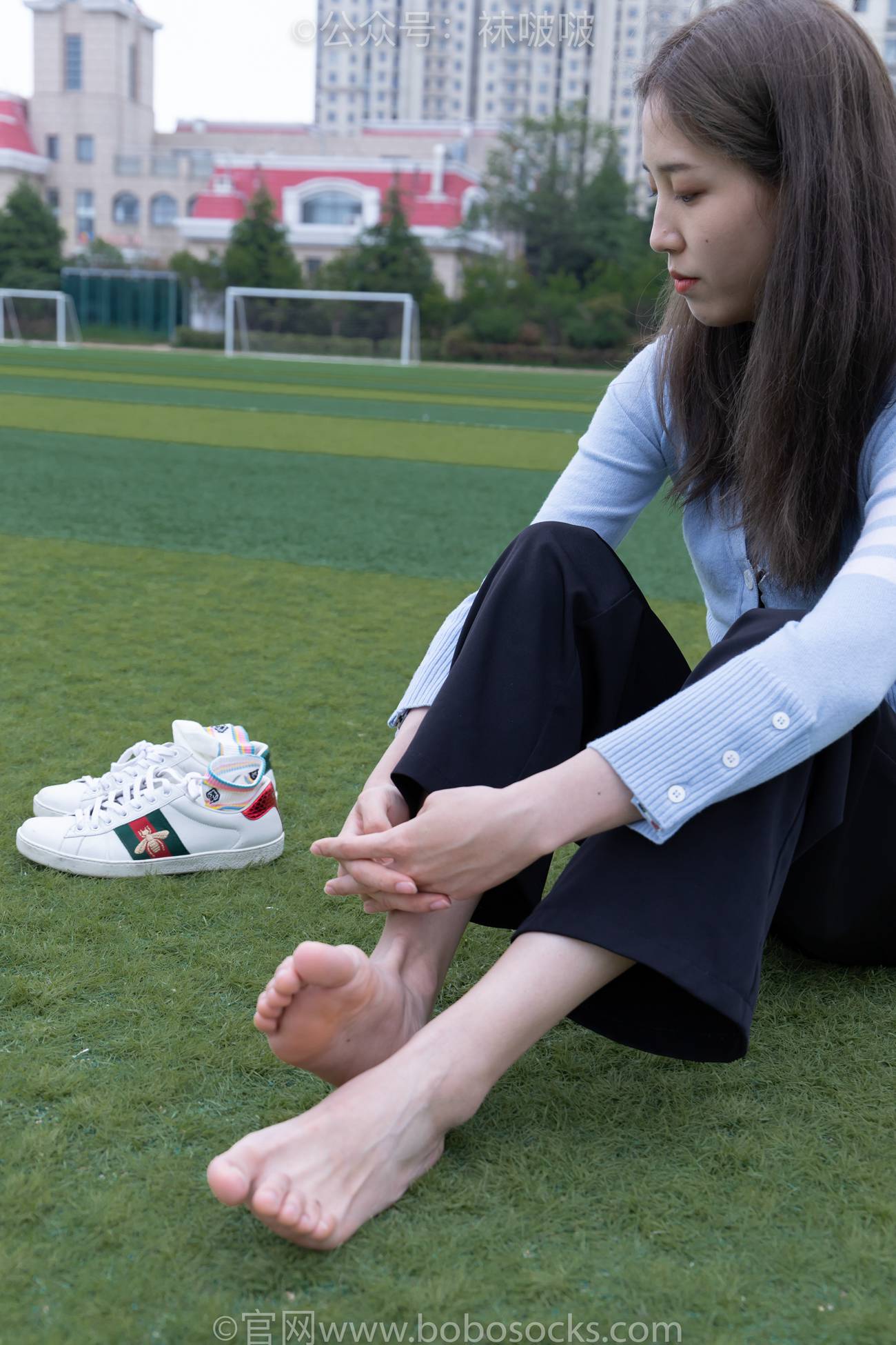 图片[111]-[BoBoSocks袜啵啵]NO.021 泡芙-板鞋、白棉袜、裸足[131P] – 速更版-美库