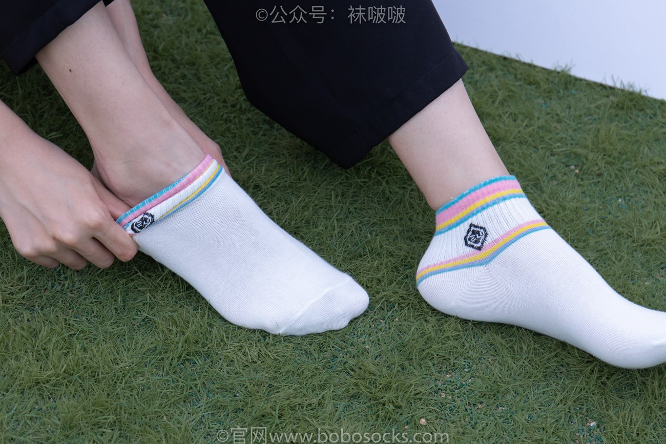 图片[123]-[BoBoSocks袜啵啵]NO.021 泡芙-板鞋、白棉袜、裸足[131P] – 速更版-美库